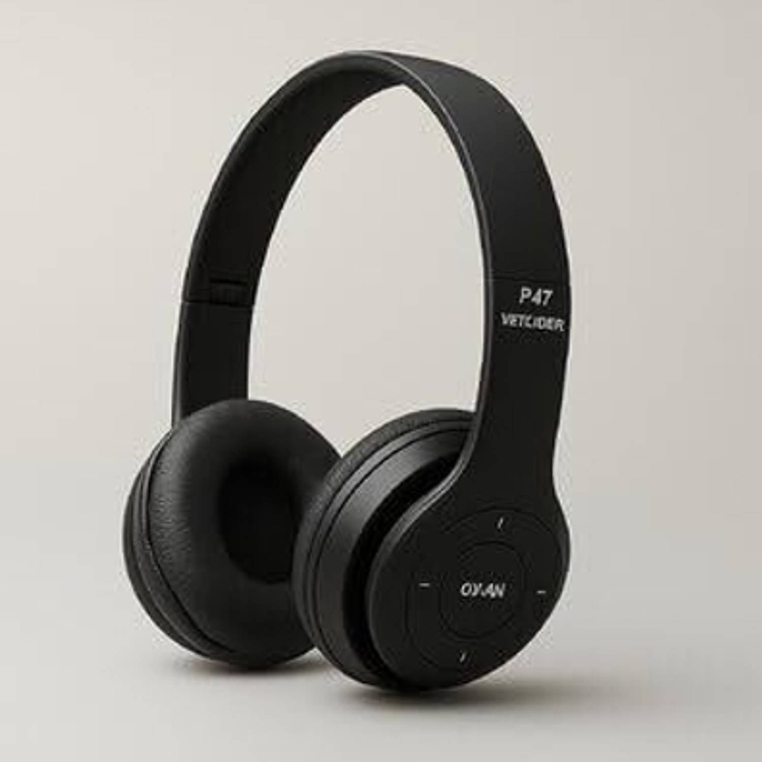 KAYCEEE P47 Wireless Headphones Black - Image 1