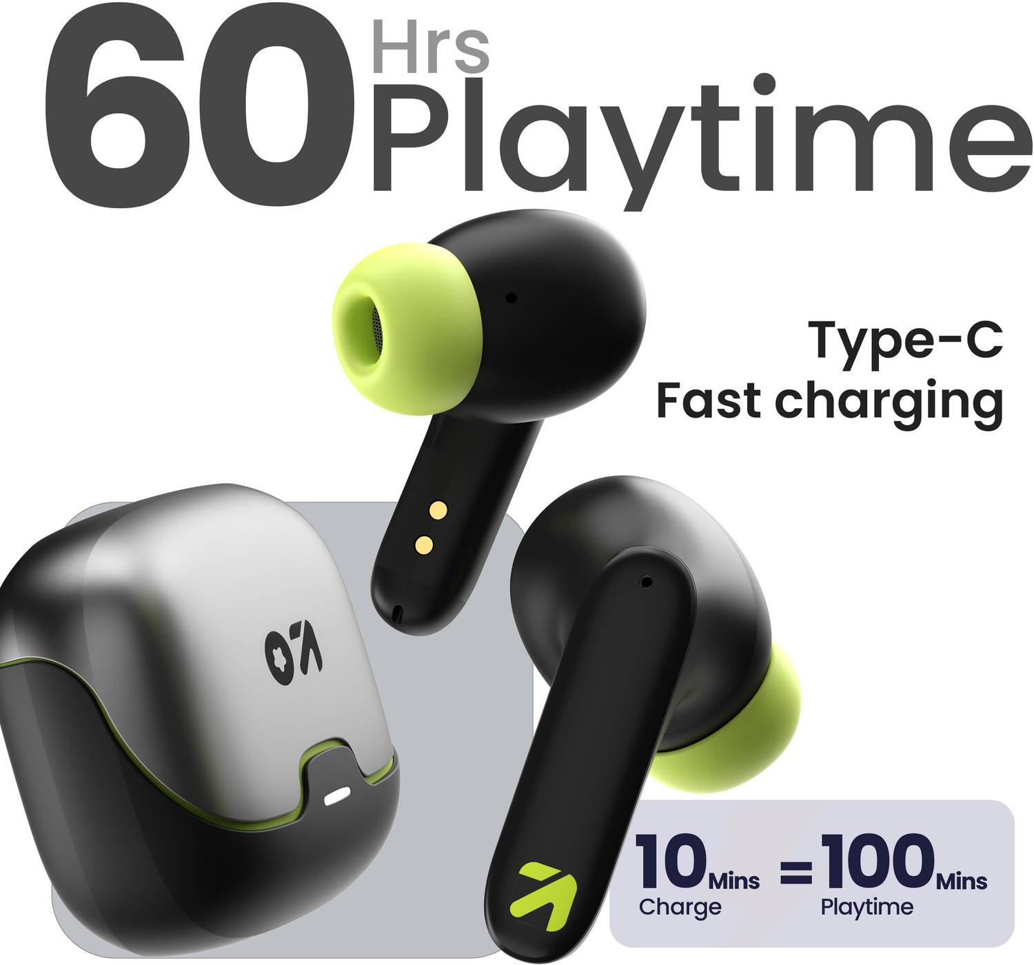 GOBOULT Z40 with ENC Mic, 60Hr Battery, Metal Finish - Image 4