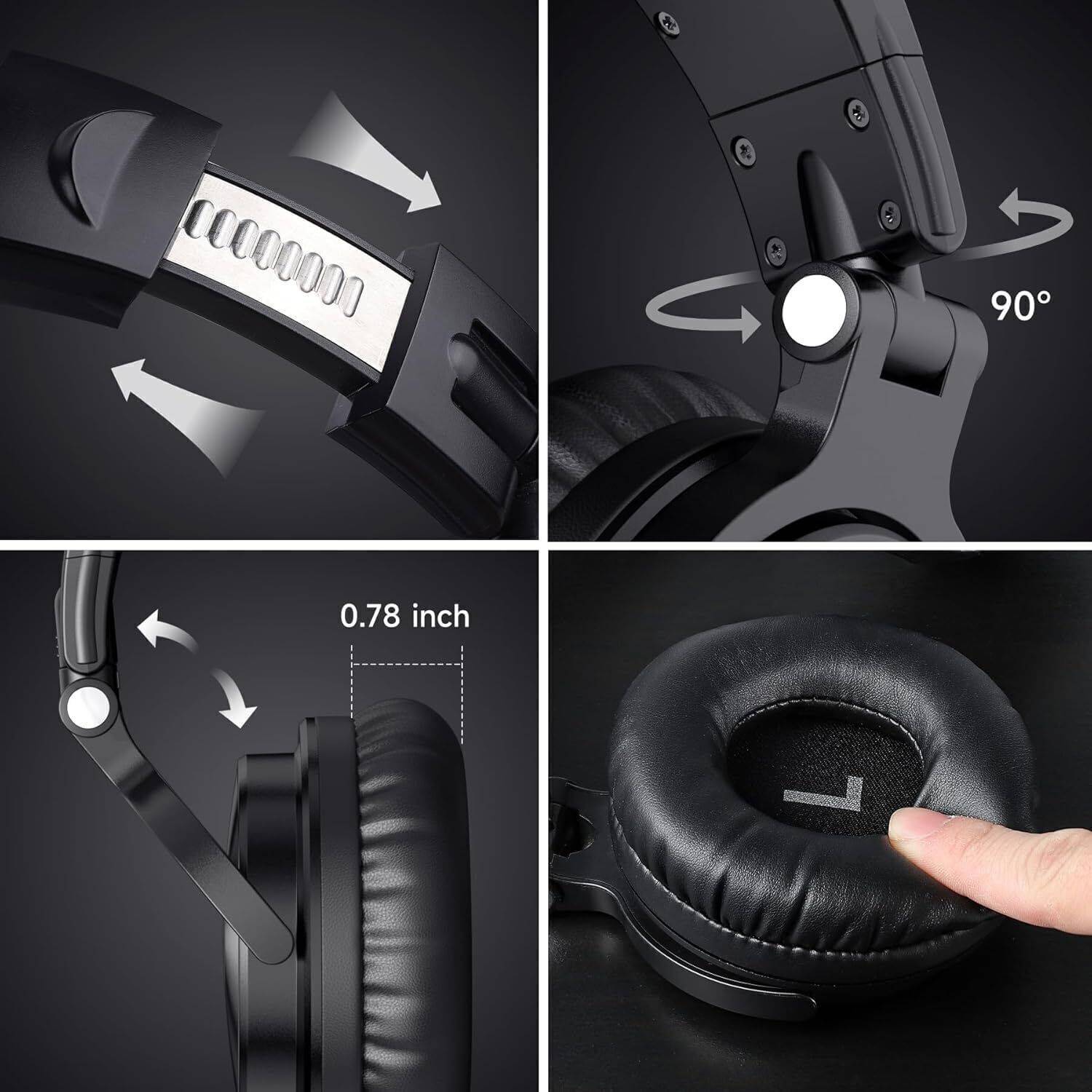 Oneodio Pro C Bluetooth & Wired Gaming Headset - Image 3