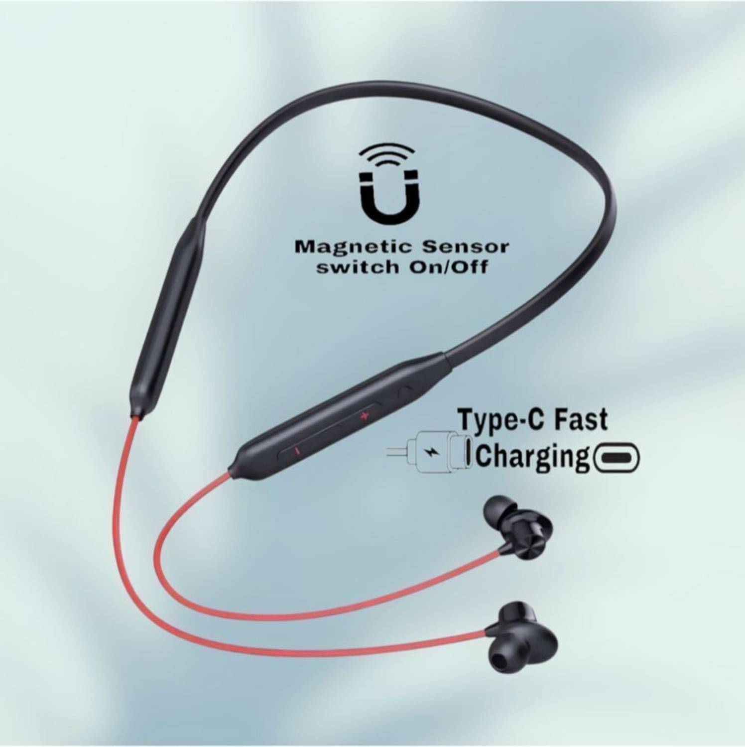 GOOD FUN Z2 Bullets Wireless with Fast Charge, 55 Hrs Battery Life, Earphones with mic_ZH Bluetooth & Wired
