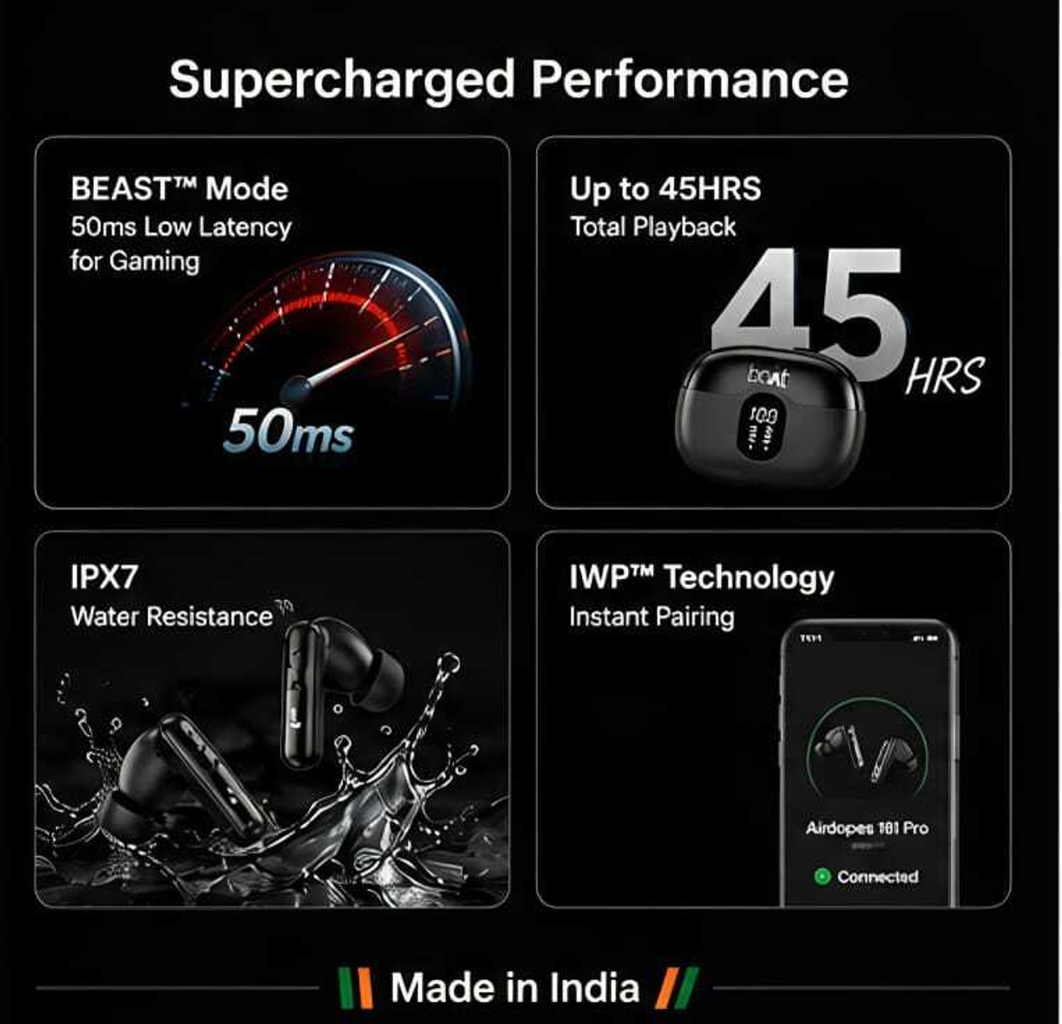 Image of RD maxx Boot Airdopes 181 pro premium Earbuds Bluetooth