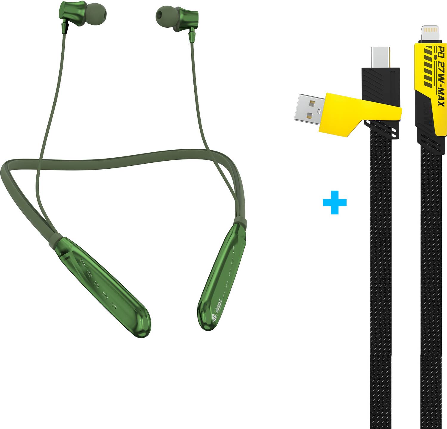 Aroma C19-NB119 Titanium Pro Upto 100H,ENC Neckband+UC720,4in1 65