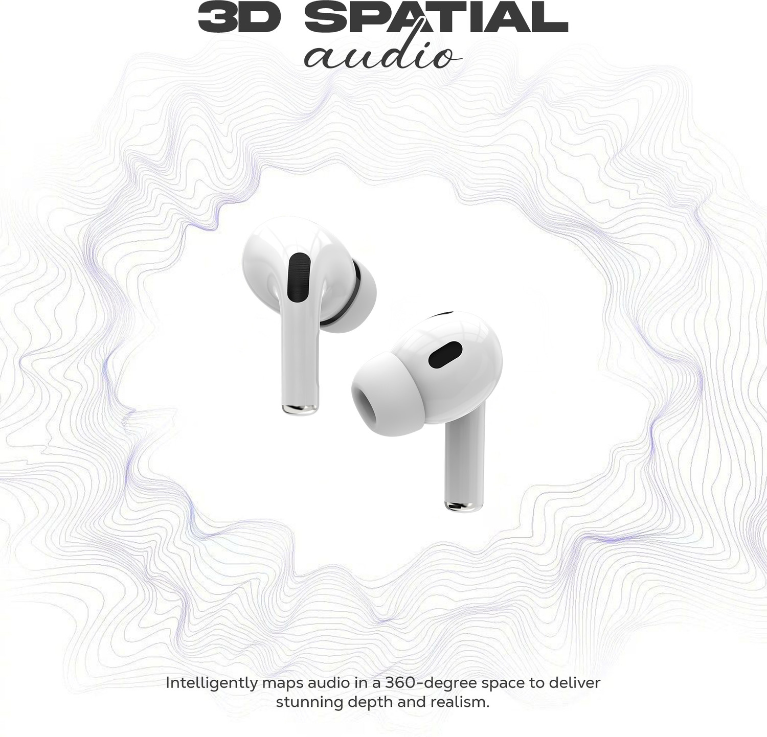 Image of Aroma NB121 Pro Pods2 Upto 40 H Playtime*, ENC with3D Spatial Audio, Dual Pairing Bluetooth