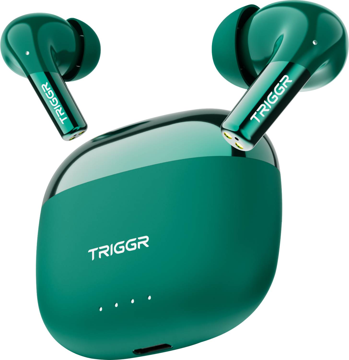TRIGGR Opus with Latest BT v6.0, Dual Pairing, Chrome Lid, Rubber