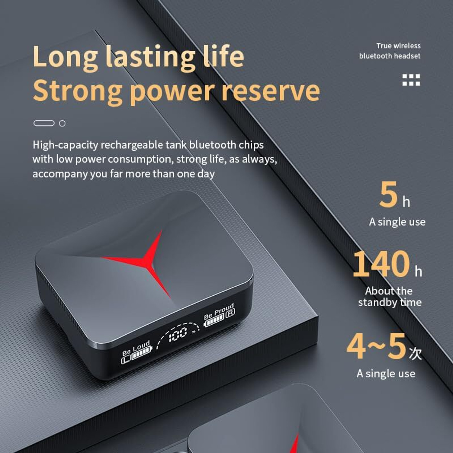 Image of FRONY M90 Wireless (Earbuds) Slide Design, With LED Display, HD Sound Quality A317 Bluetooth