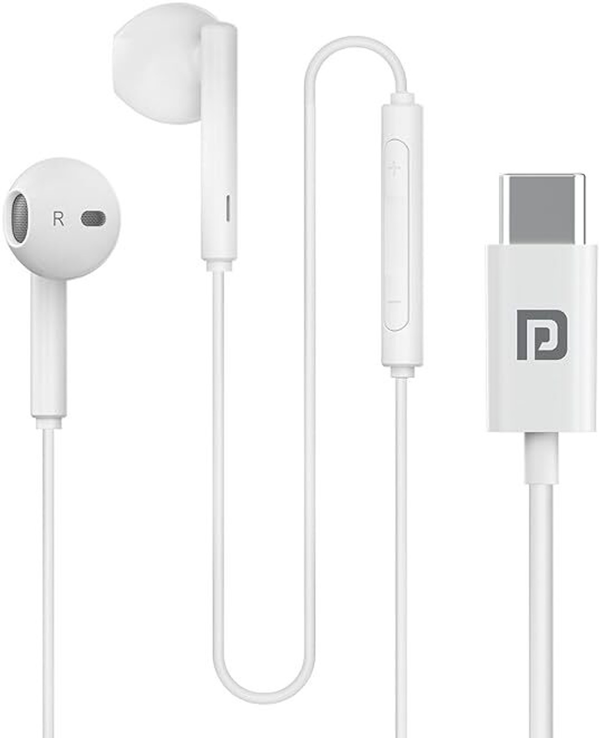Image of Portronics Conch Theta Type C Wired Earphone With HD Quality In-Line Mic,14.2mm Driver Wired