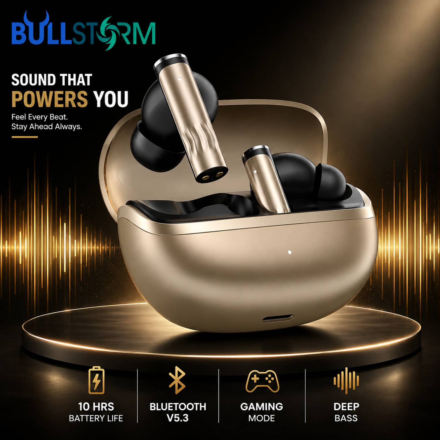 BULLSTORM Voltiq 729 Earbuds Bluetooth 5.3 - Image 2