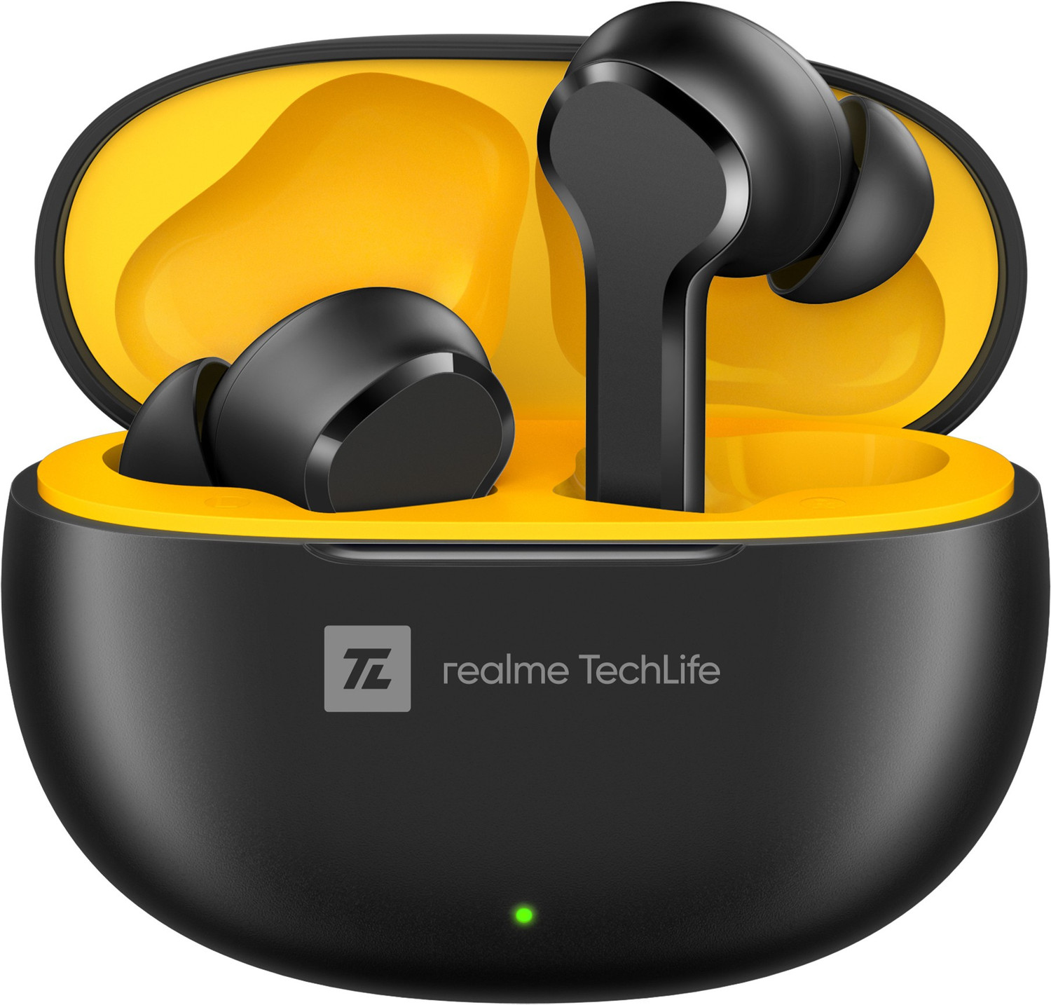 Image of realme Techlife Buds T100 with up to 28 Hours Playback & AI ENC for Calls Bluetooth