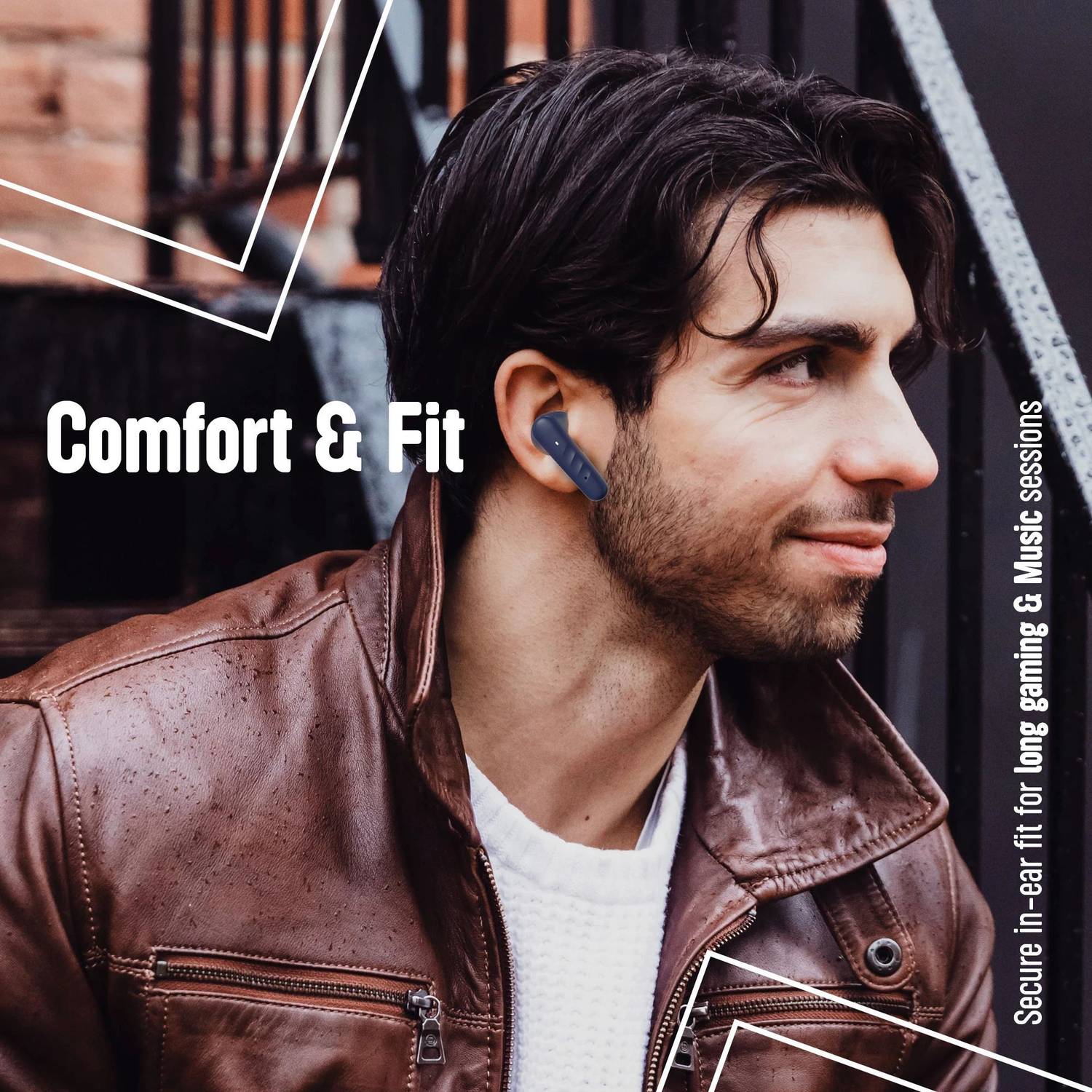Aroma NB126 Berry V5.4 Bluetooth Earbuds - Image 4