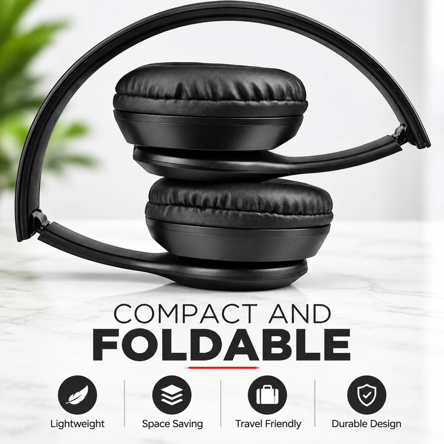 ShreeVistaar Foldable Bluetooth Headphones - Image 2