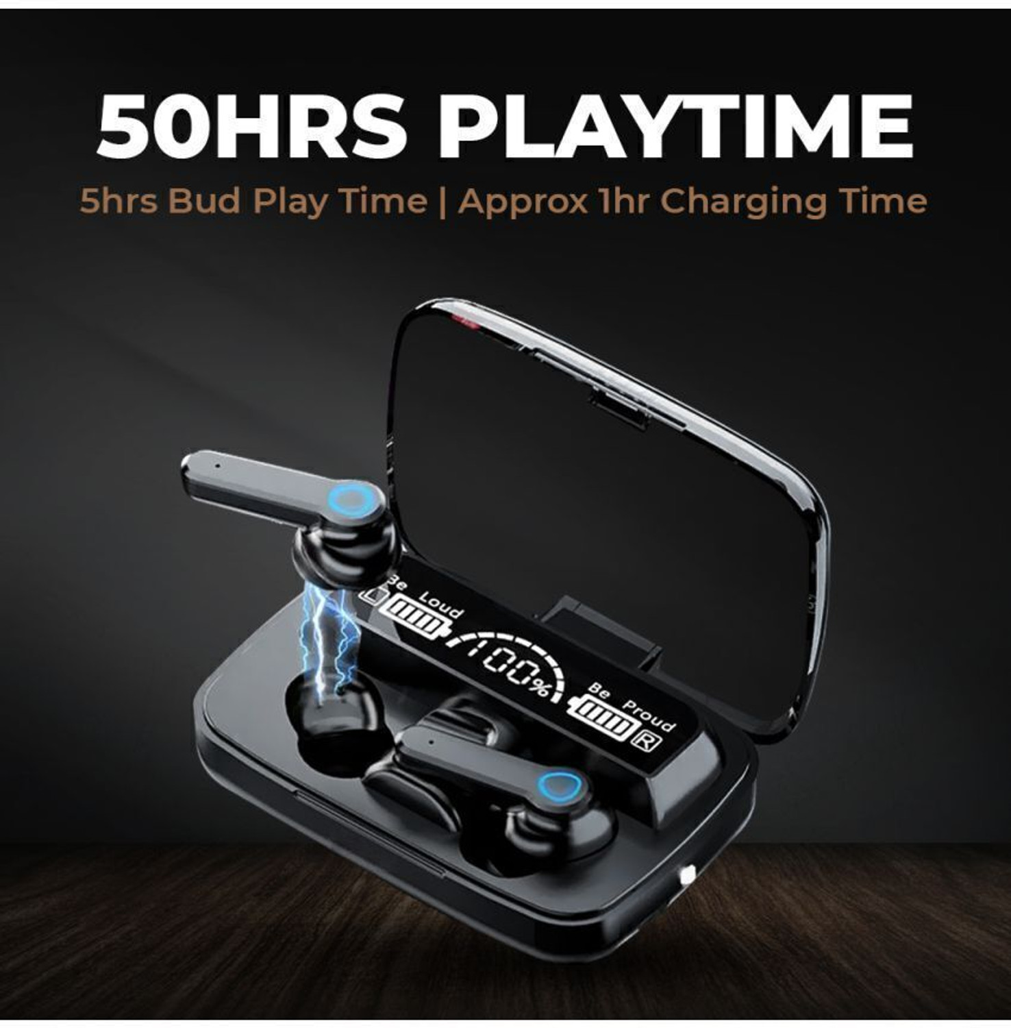 Image of HODOPHILE TWS Earbuds l M19 l 5.3 l Upto 40Hr Playtime Bluetooth
