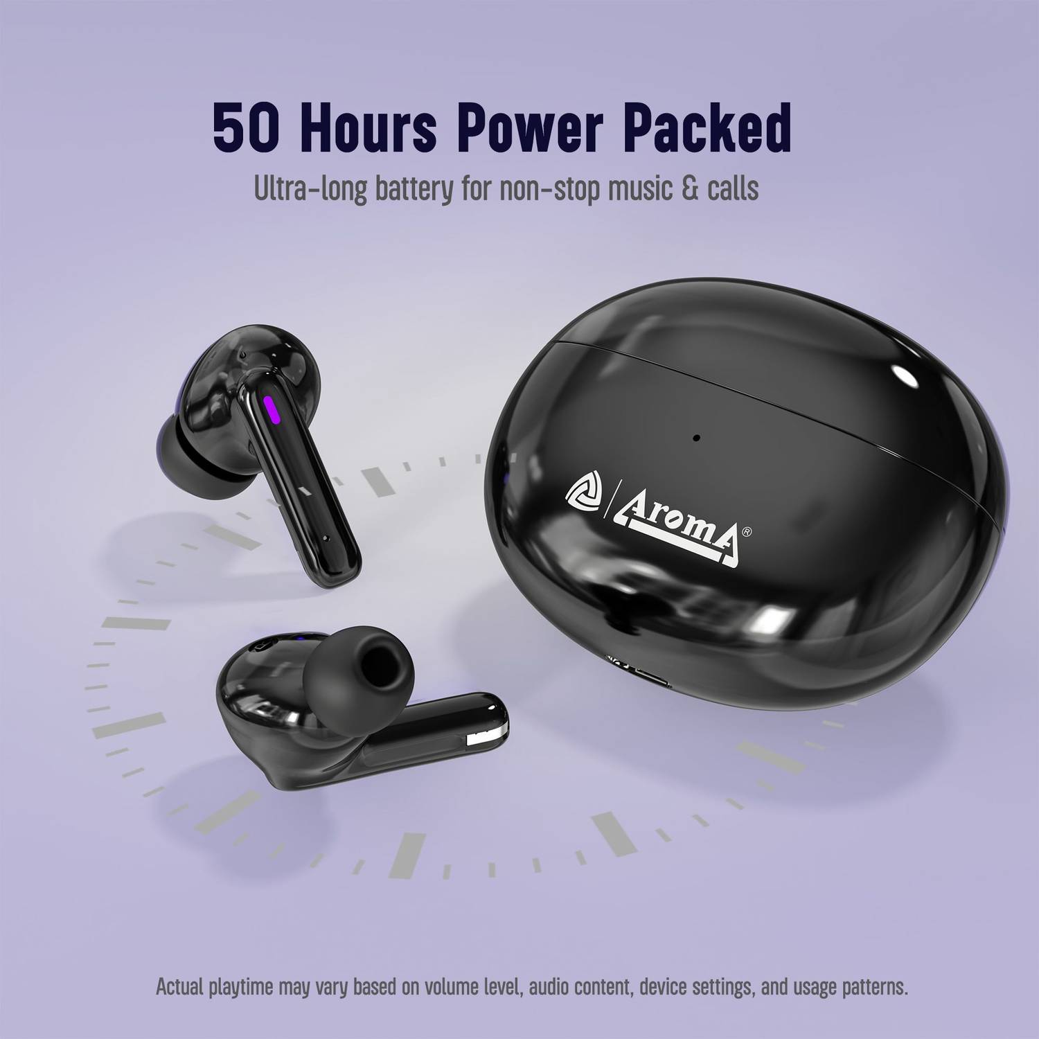 Aroma NB126 Royal Bluetooth Earbuds - Image 4