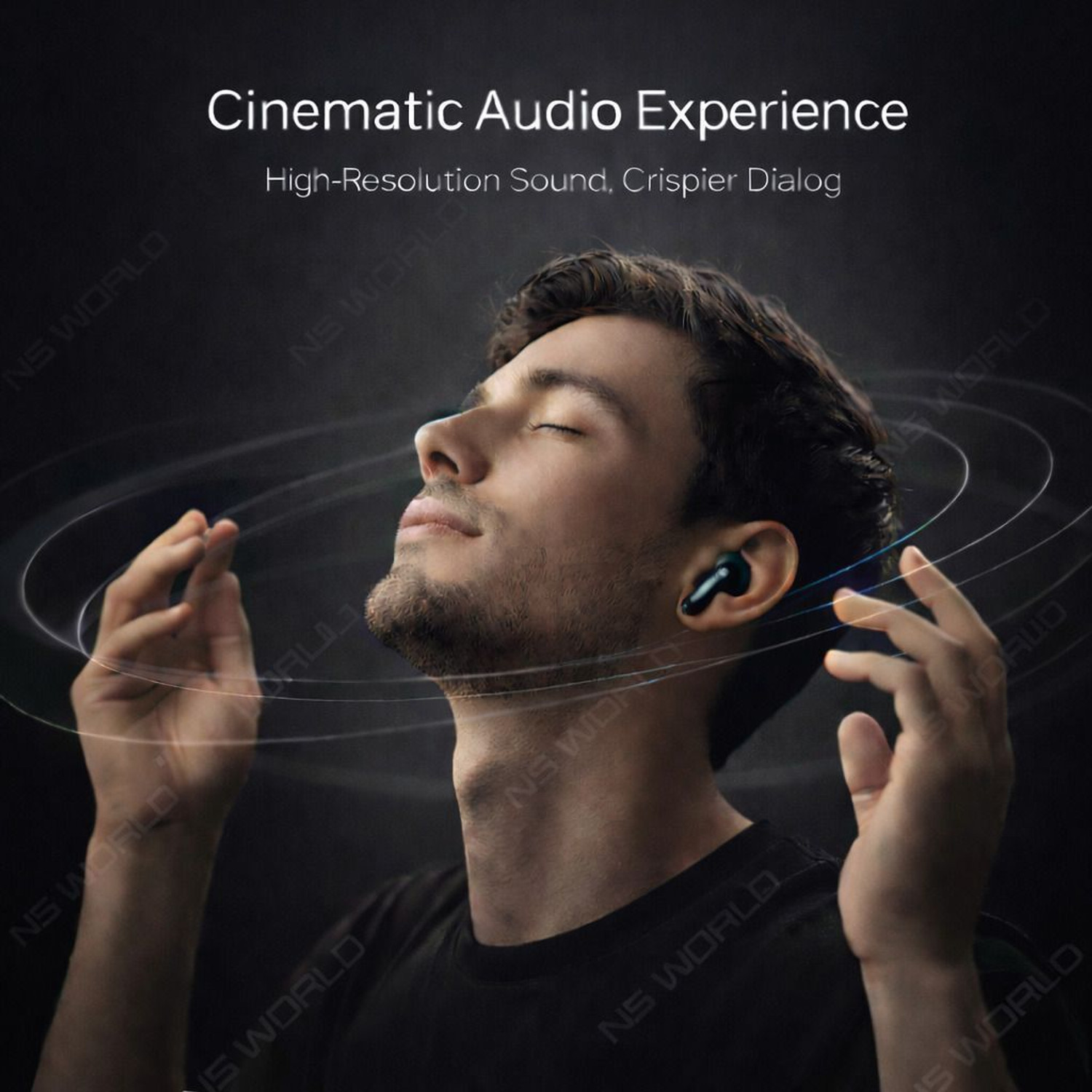 Image of NS WORLD Tharbuds Tws Probuds Touch Controls,Bass Sound,Quick Charge Bluetooth