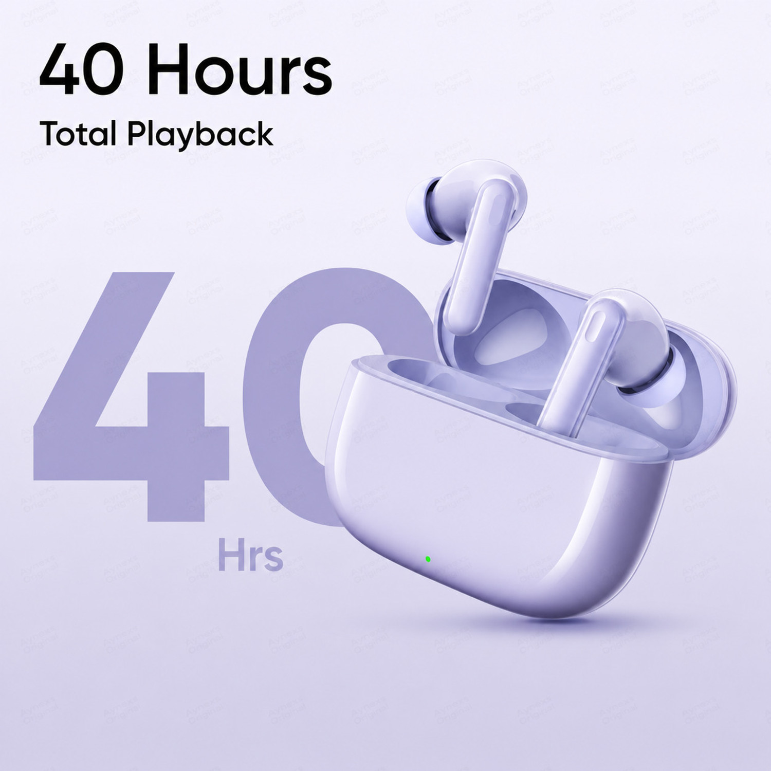 Image of AYNEXS ORIGINAL for Real-m Buds T310 TWS Earbuds with 46dB Hybrid ANC 12.4mm Driver Bluetooth