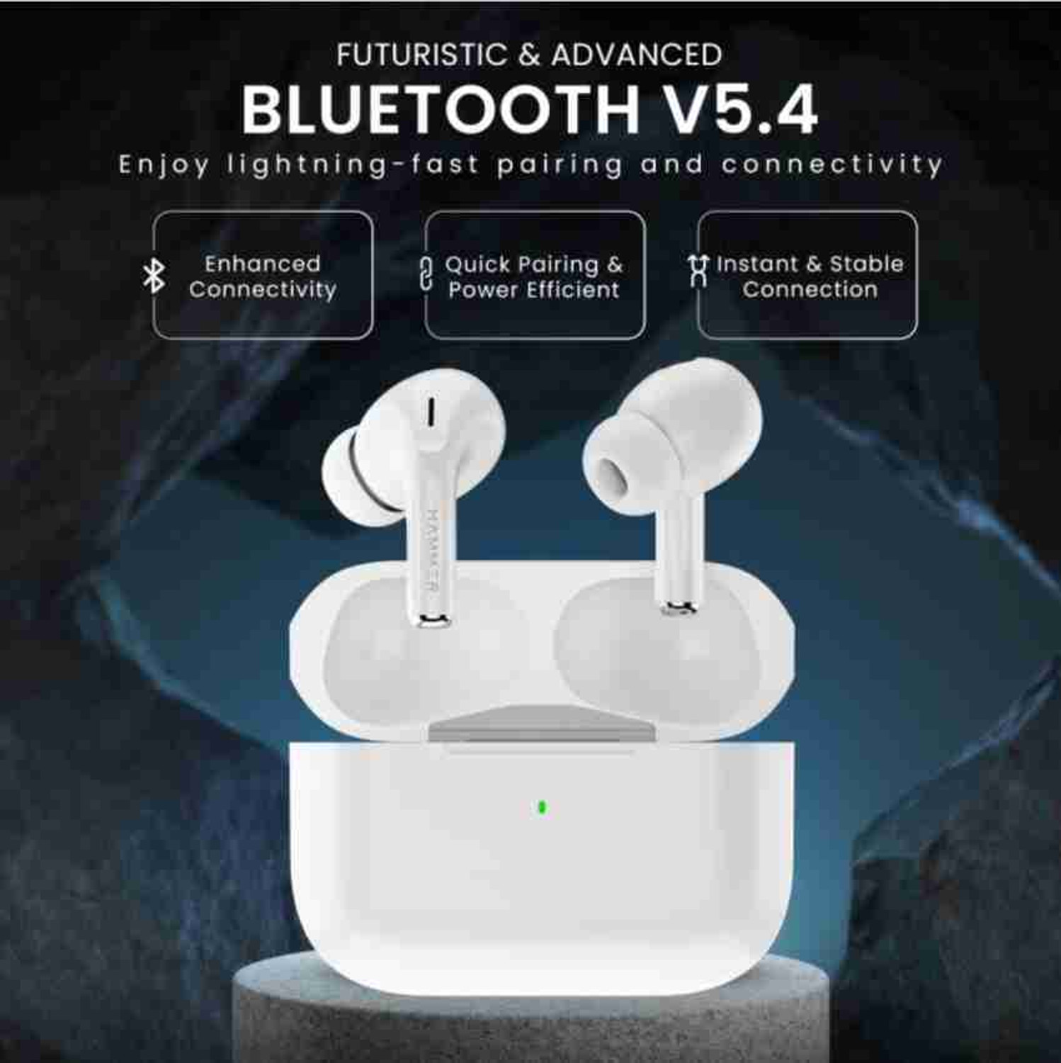 Image of Lufina T-50 New Buds Light Weight, Compact In-Ear Earbuds with 48Hrs Battery Bluetooth Bluetooth Gaming