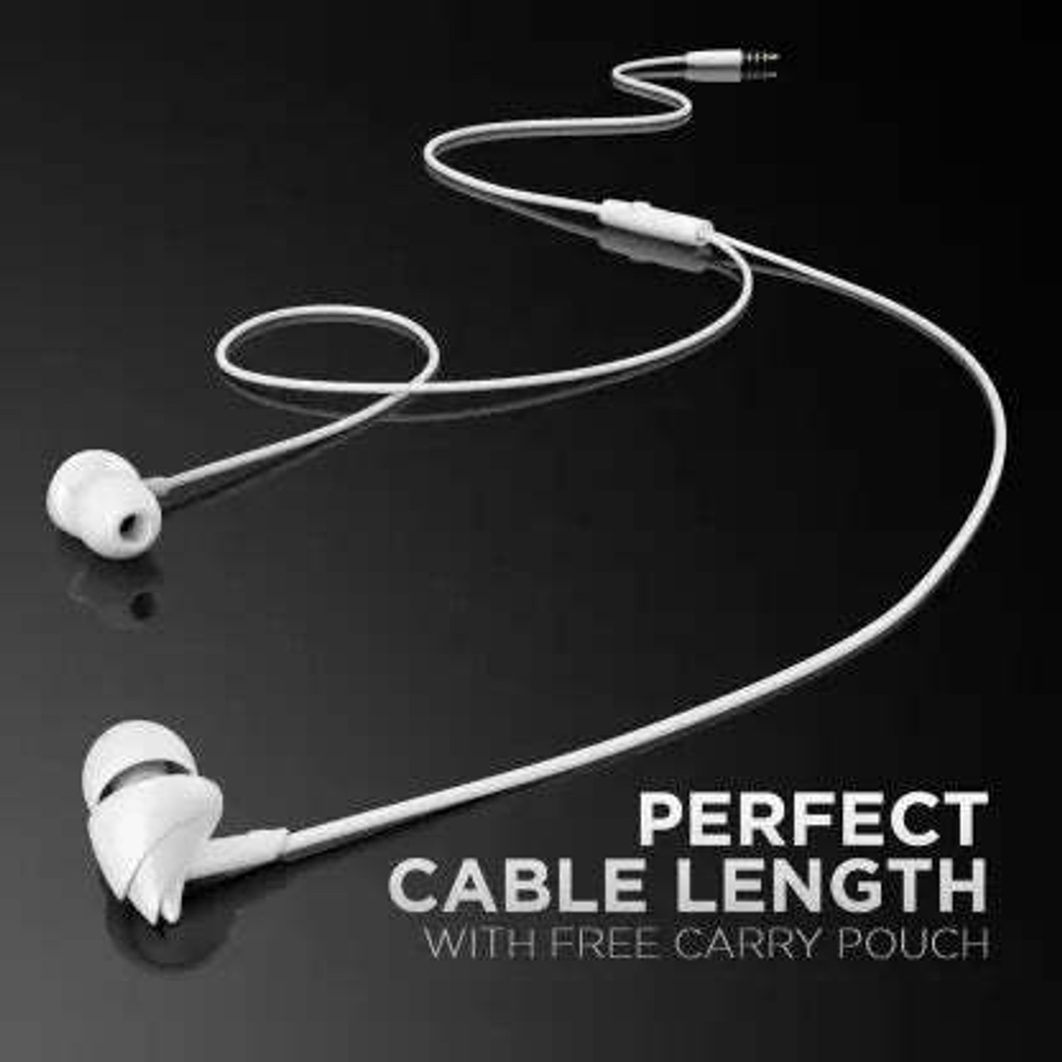 Image of boAt Bassheads 102 Wired Headset (Black, In the Ear)