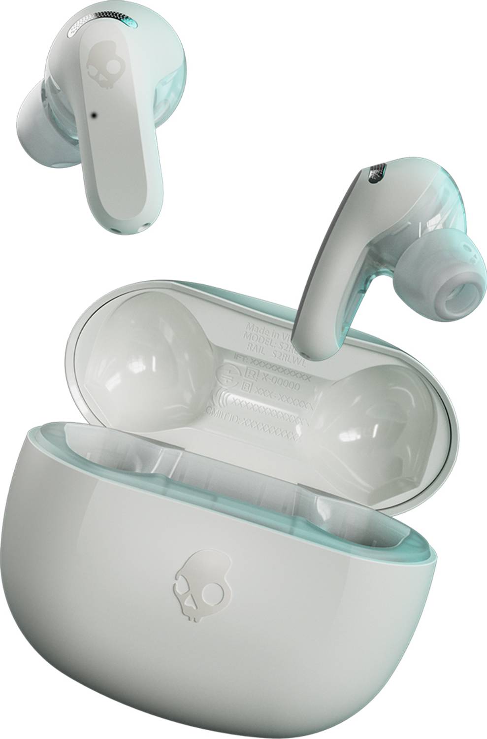Skullcandy Rail ANC TWS 4-mic,Wireless Charging Case, Dual Pairin