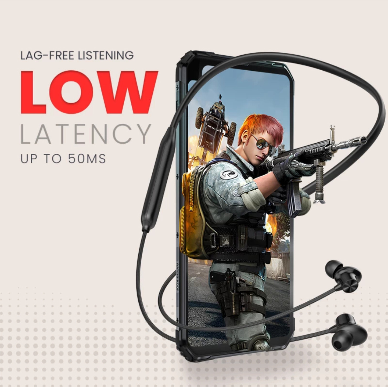 Image of Qvee Bullets Q2 - MAGNETIC POWER OFF /ON 48Hr Playtime Headphone Neckband Earphone-95 Bluetooth Gaming