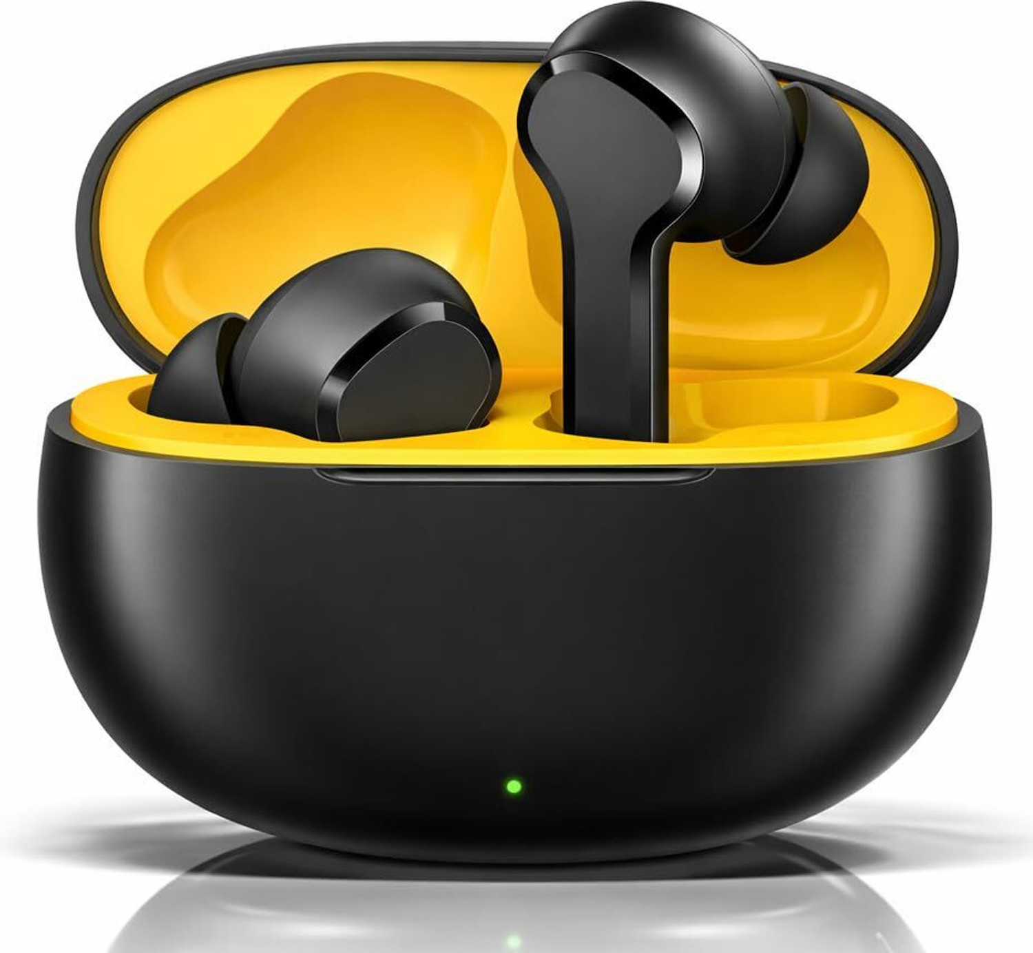 Image of Gamor Earbuds For t110 ENC Noise Cancellation For Calls 38hr Playtime Bluetooth Headset (Black, In the Ear)