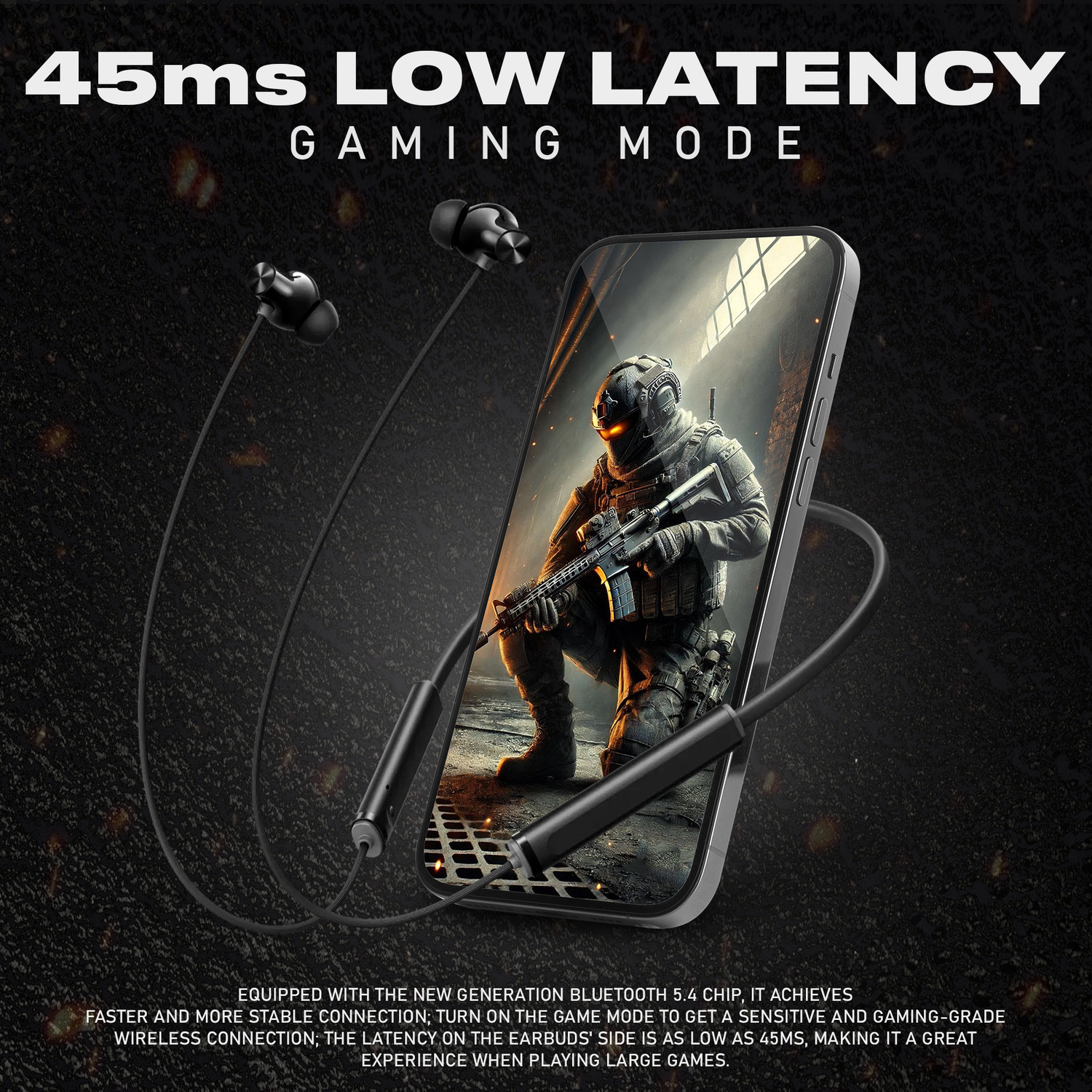 Image of TSEL Buds Wireless 5 with 50dB ANC, 360 degree Spatial Audio, IP55 and 38hrs Playback Bluetooth