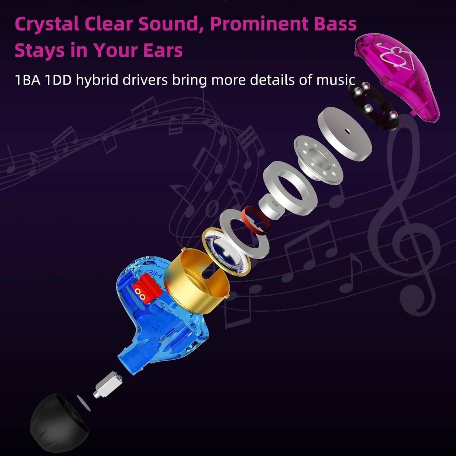 sounce Hybrid In-Ear Monitor Earphones - Image 2