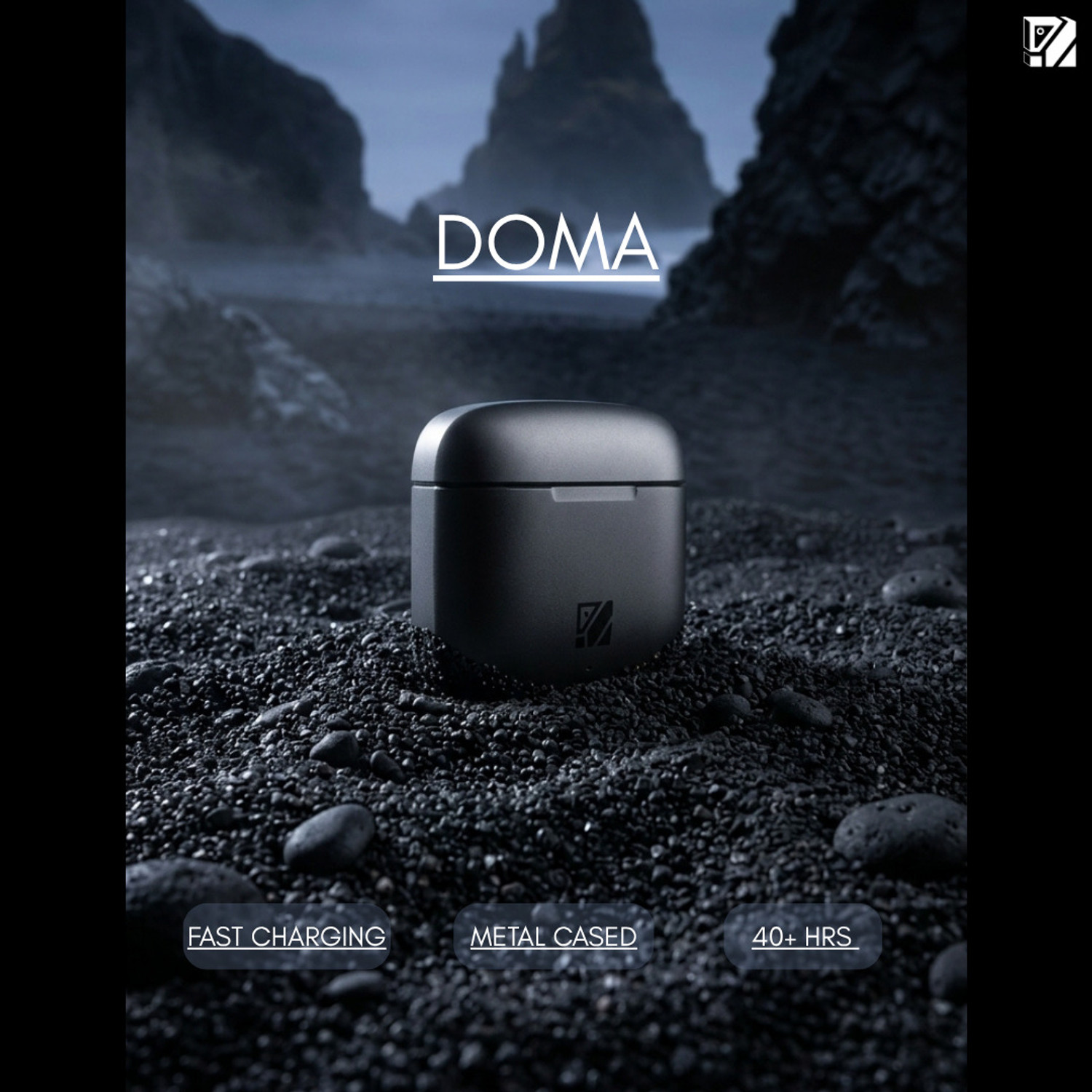 Image of Doma Earphones Zinc Metal Cased Bluetooth
