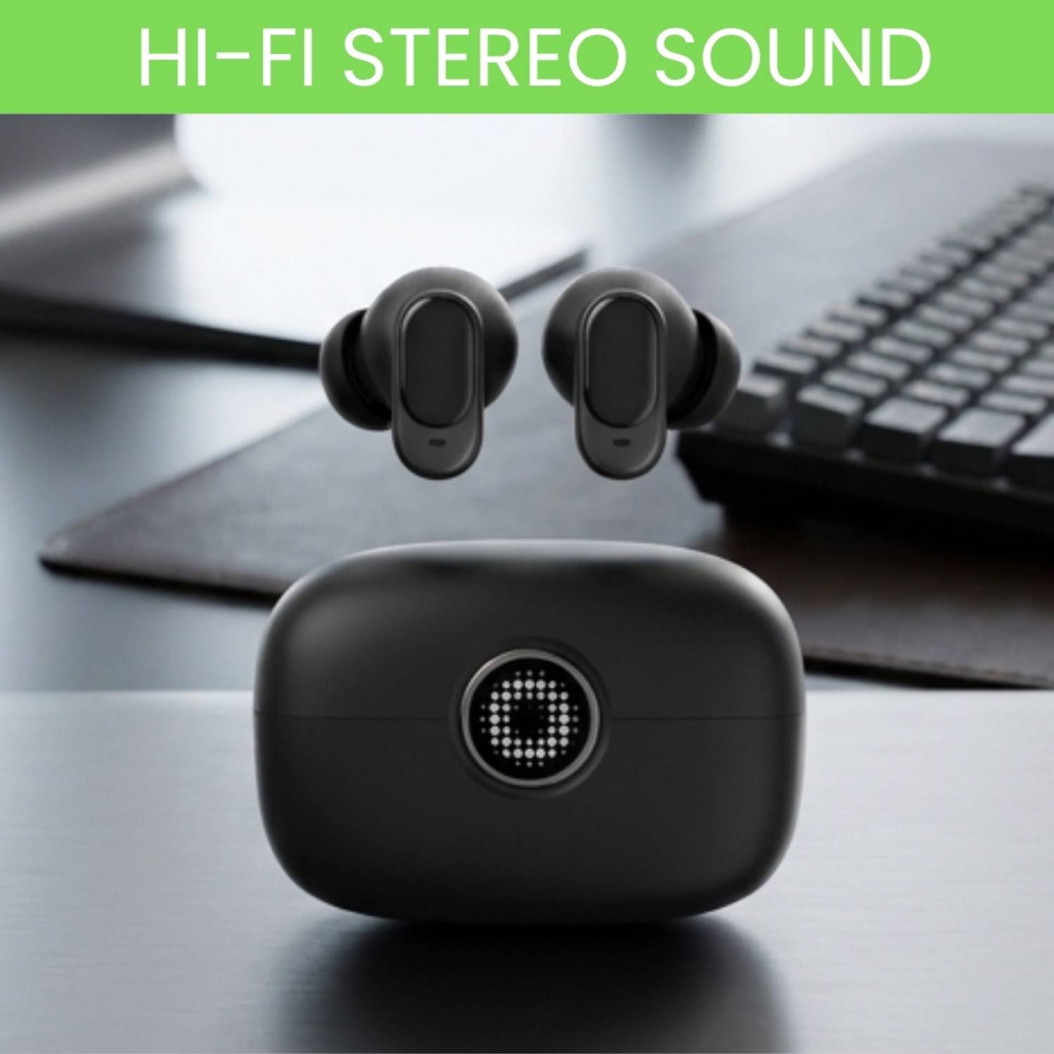 SACRO Bluetooth Wireless TWS Earbuds With ENC Noise Reduction, HD Sound QualityMI302 Bluetooth