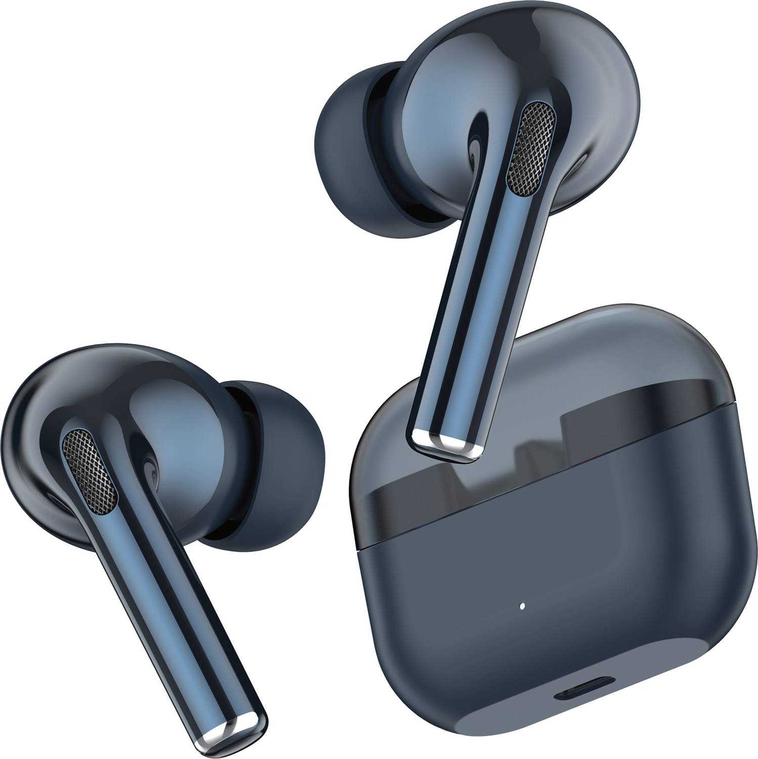 Mewiq Wireless Earbuds with Noise cancelation | Playtime 160H | hybrid ANC+ENC-4 Bluetooth