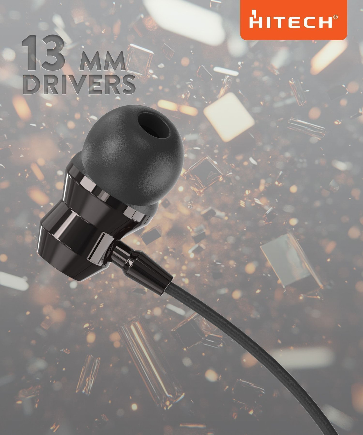 Image of HITECH HT-56 FUSION-BLACK Bluetooth & Wired