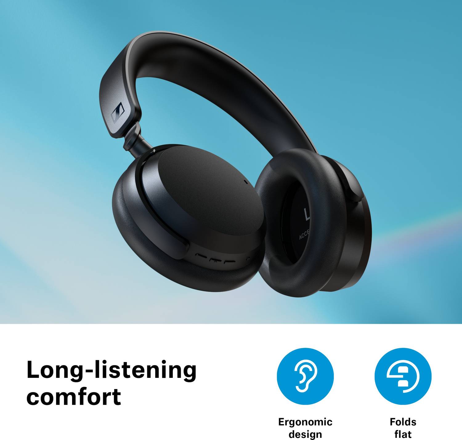 Sennheiser Accentum Wireless Over Ear Headphones - Image 5