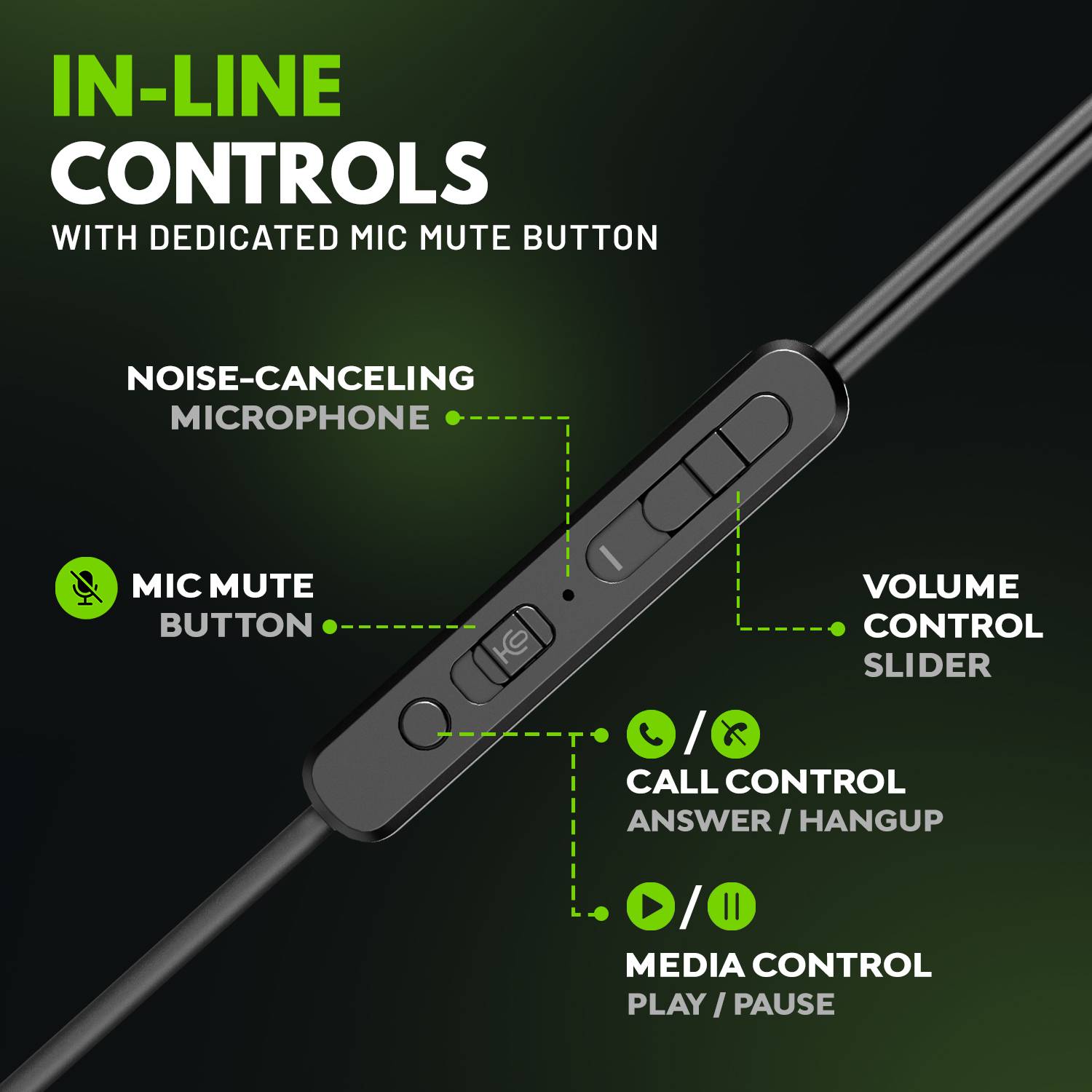 SpinBot BattleBudz C10 Type-C Wired Earphones - Image 4