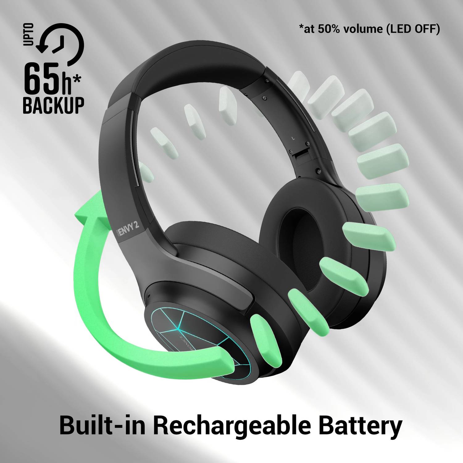 ZEBRONICS Envy 2 Wireless Gaming Headset - Image 2
