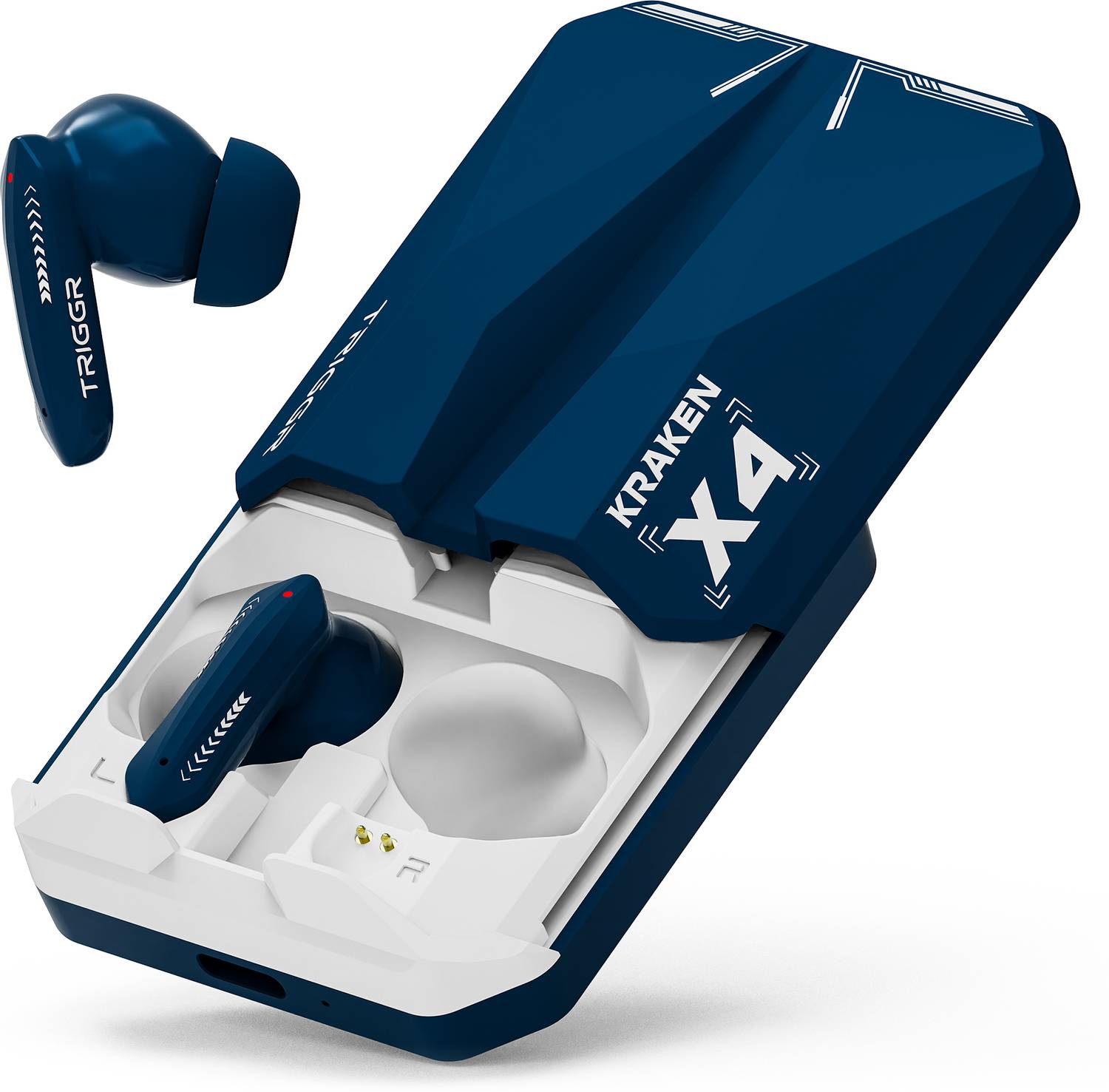 TRIGGR Kraken X4 with 13mm Drivers, 40ms Latency, ENC, 60H Batter