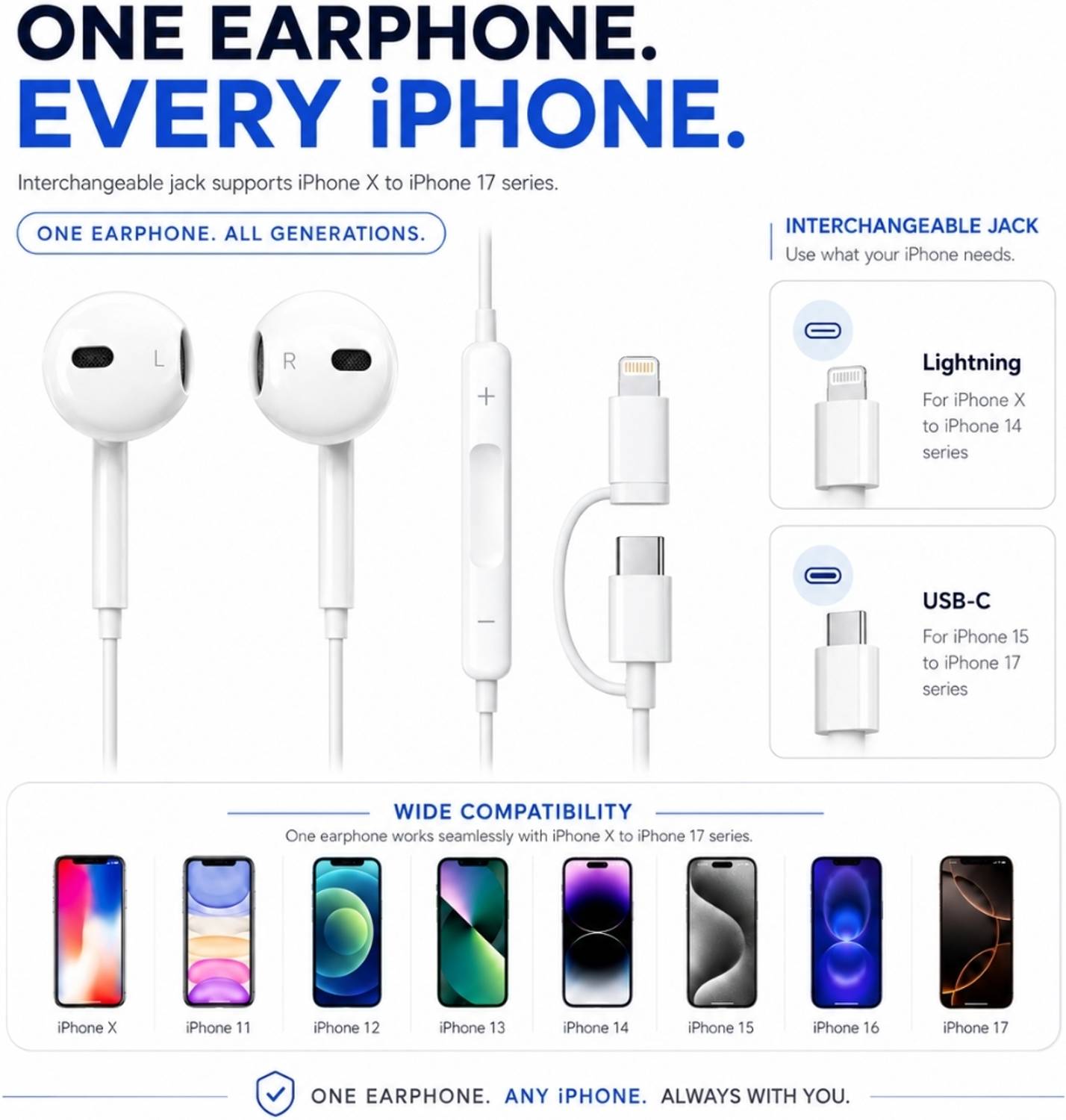 uddo Original Type C Earphones - Image 4
