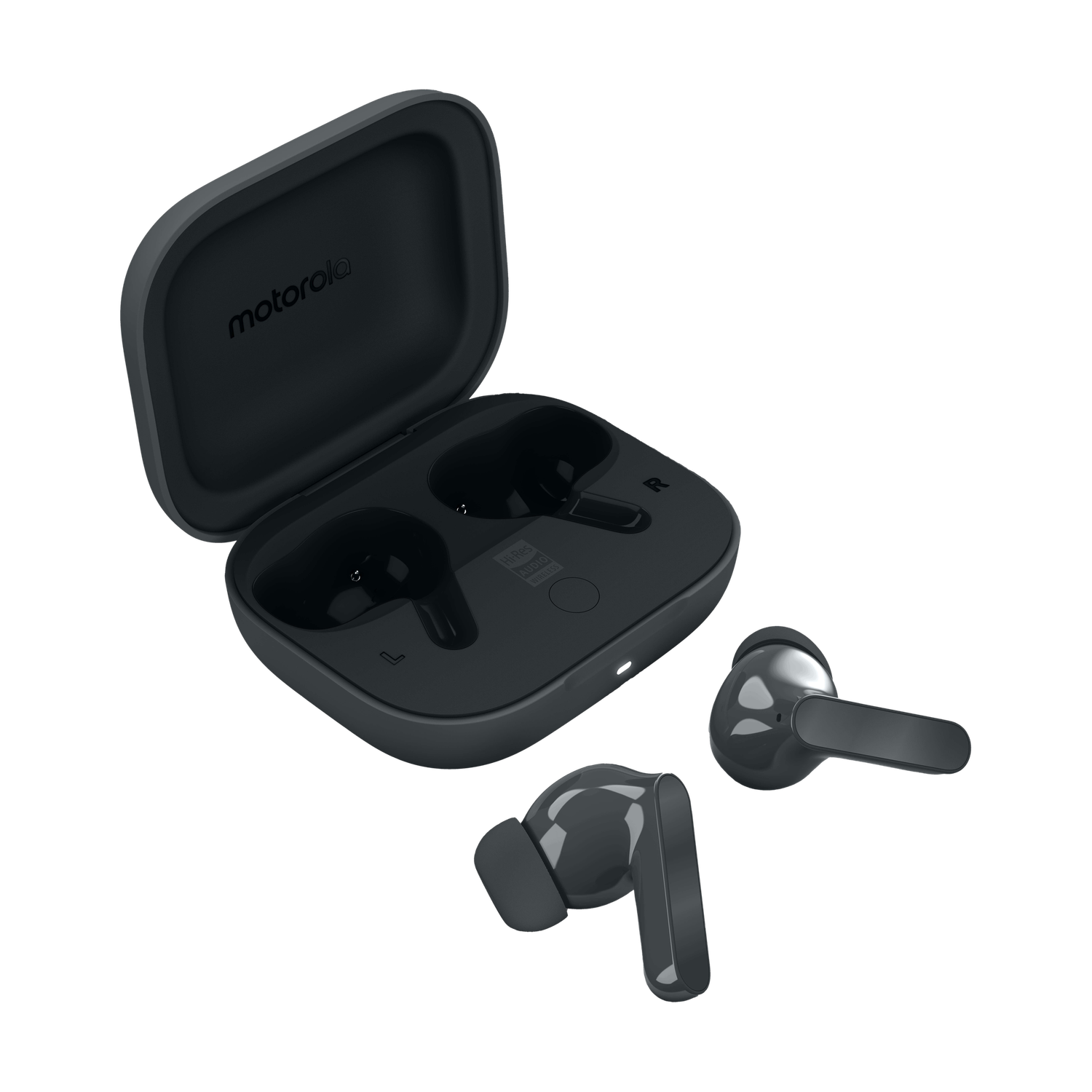 MOTOROLA Moto Buds Bass |Hi-Res Audio & LDAC | 12.4mm drivers |50dB True ANC | 6 Mic Bluetooth