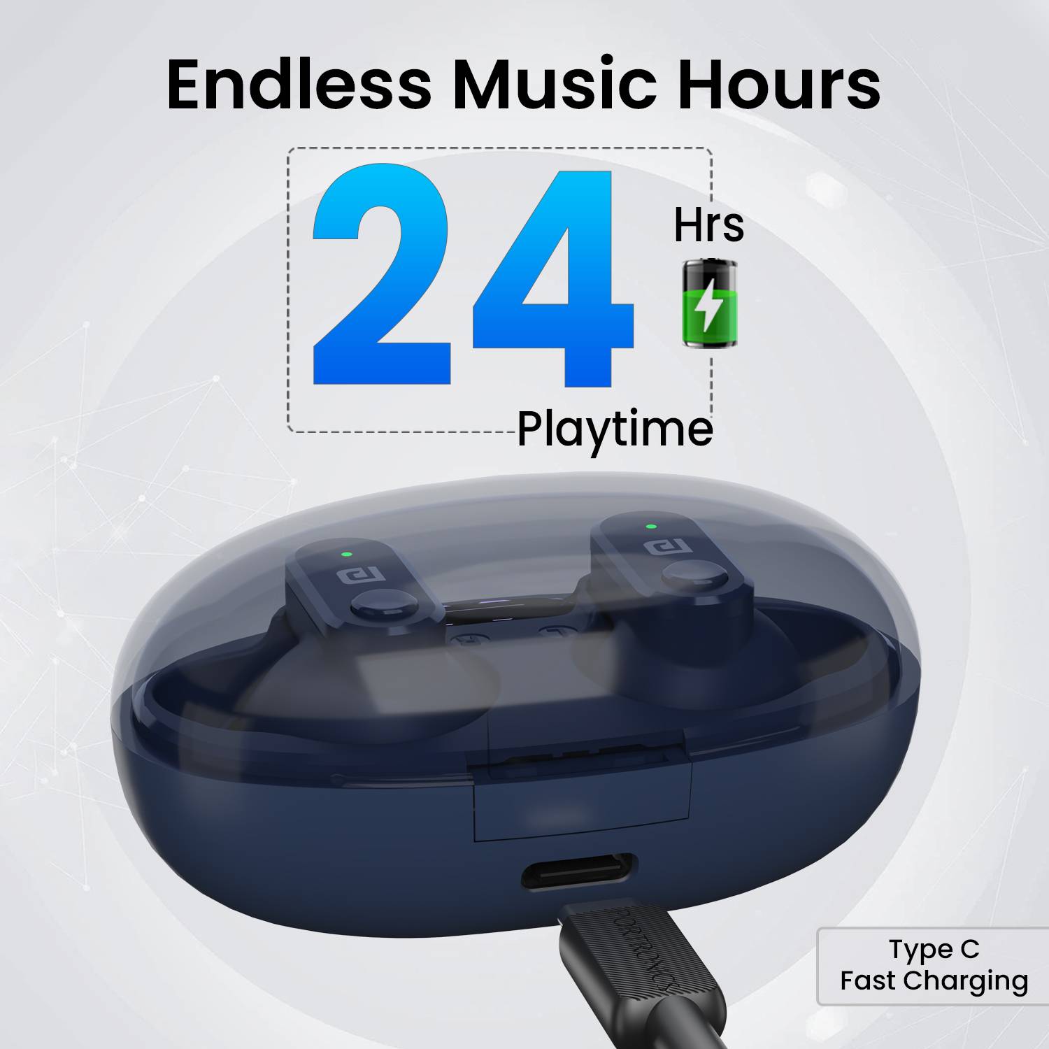 Portronics Twins S16 in Ear Earbuds - Image 4