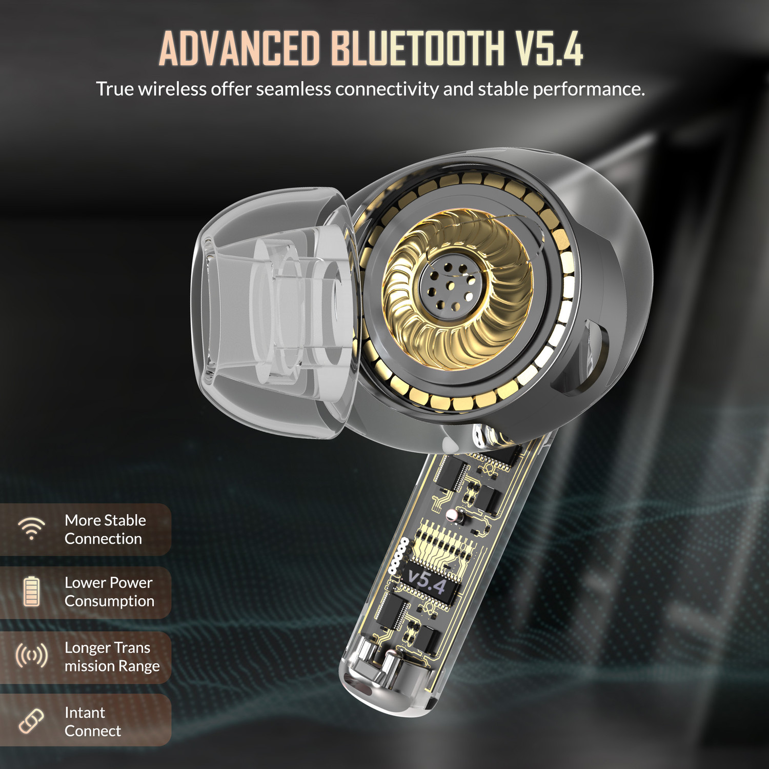 Image of Aroma NB121 Pro Pods Upto 40 Hours Playtime* Dual Pairing, Fast Charging Earbuds Bluetooth Headset