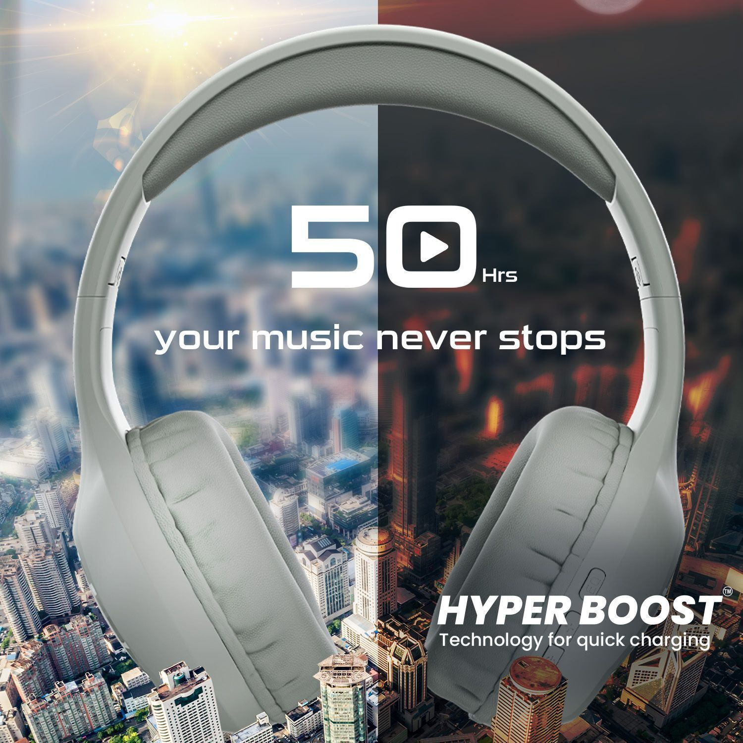 Image of ACwO TwISTER 313 with 40mm Drivers, AI-ENC, Dual Device Connectivity Bluetooth & Wired