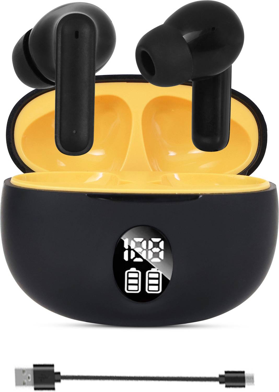 BjOrk Earbud 9 Earbuds/TWs/buds 5.1 Earbuds with 300H Playtime, Headphones Bluetooth Gaming