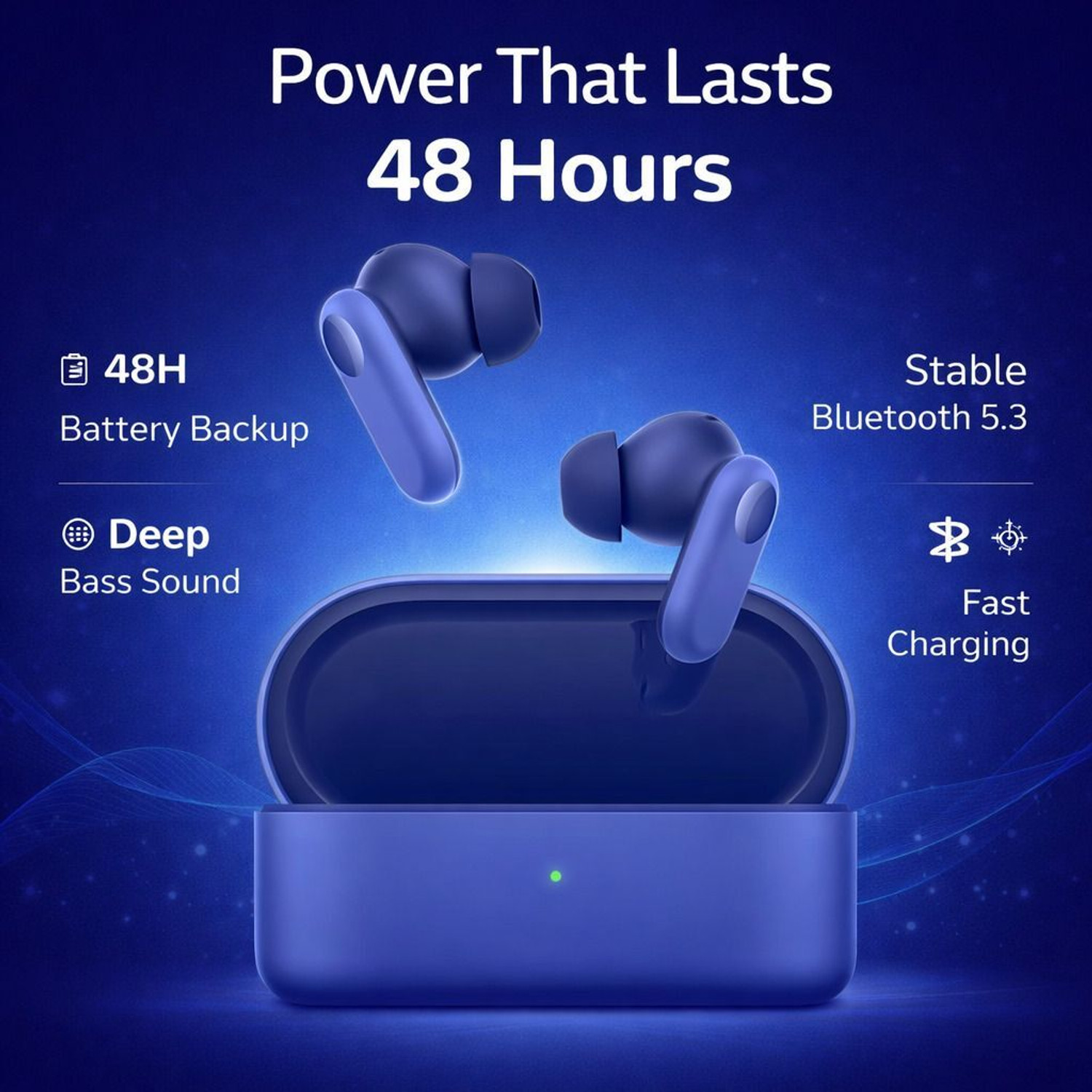 Image of CARRON True Wireless Earbuds Nord 2 CE Mobile Earbuds with Mic 2r, 12.4mm Drivers5 Bluetooth