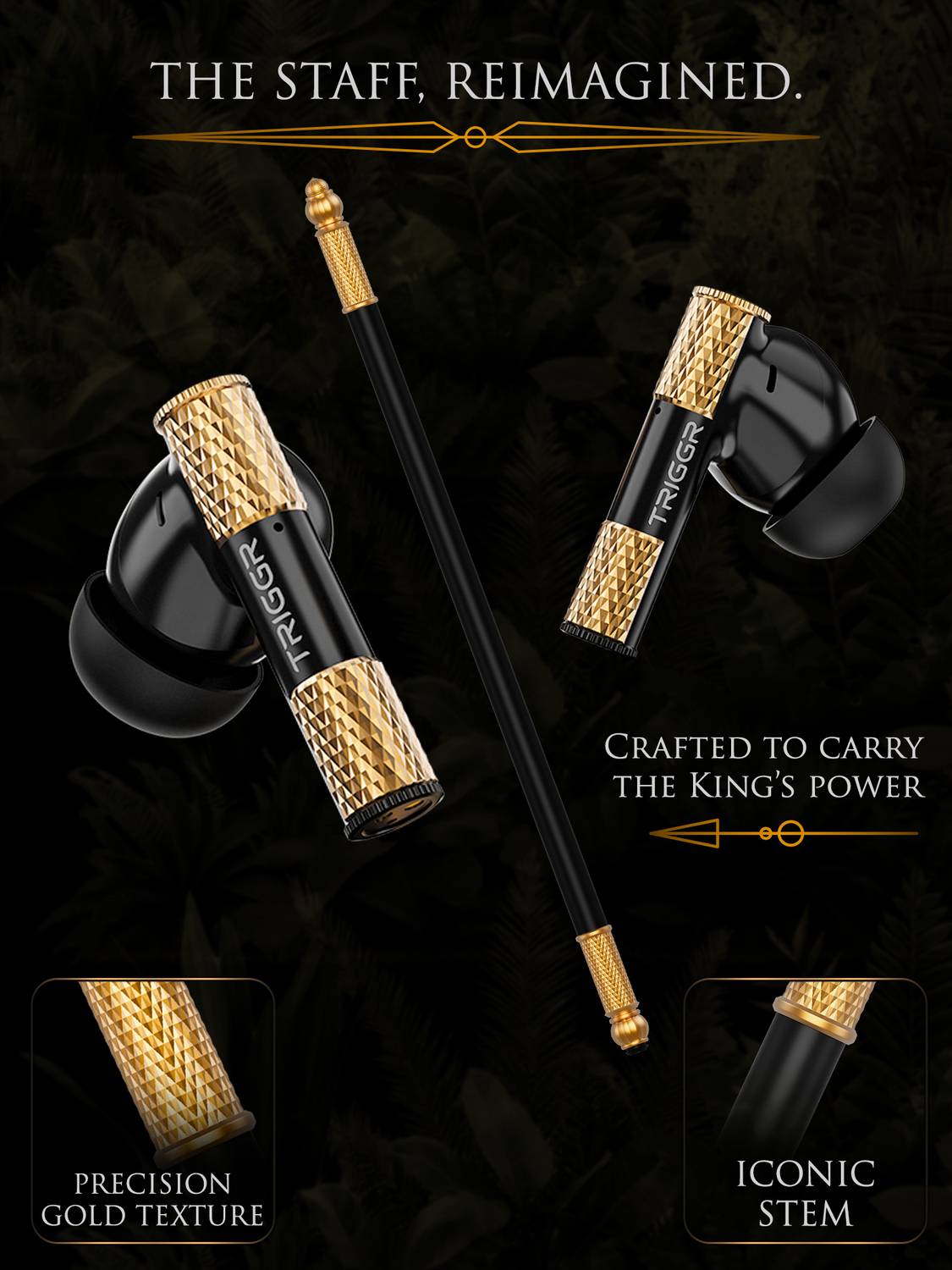 TRIGGR Wukong 35dB ANC Bluetooth Earphones - Image 5