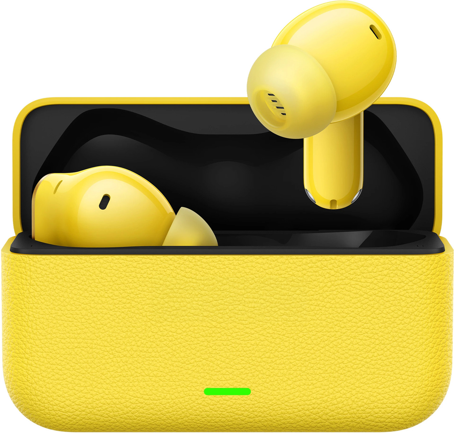 Image of TSEL Buds T500 Pro with 50dB ANC|12.4mm Hi-res Drivers|Spatial Audio|56 Hrs battery Bluetooth Headset (Yellow, True Wireless)