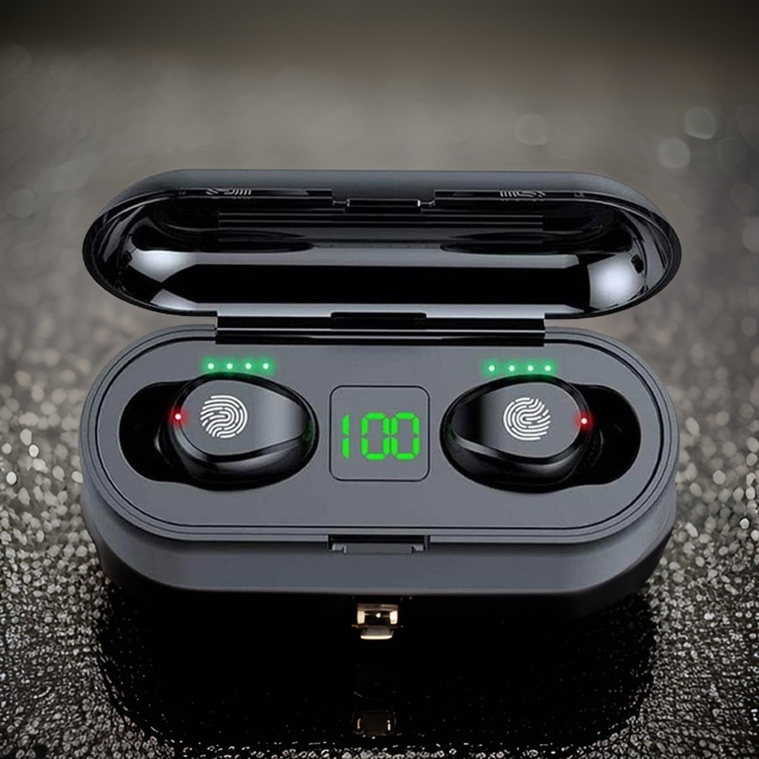 Image of YAROH 48-Hour Playback TWS: HD Sound, Touch Controls, Water Resistant Bluetooth