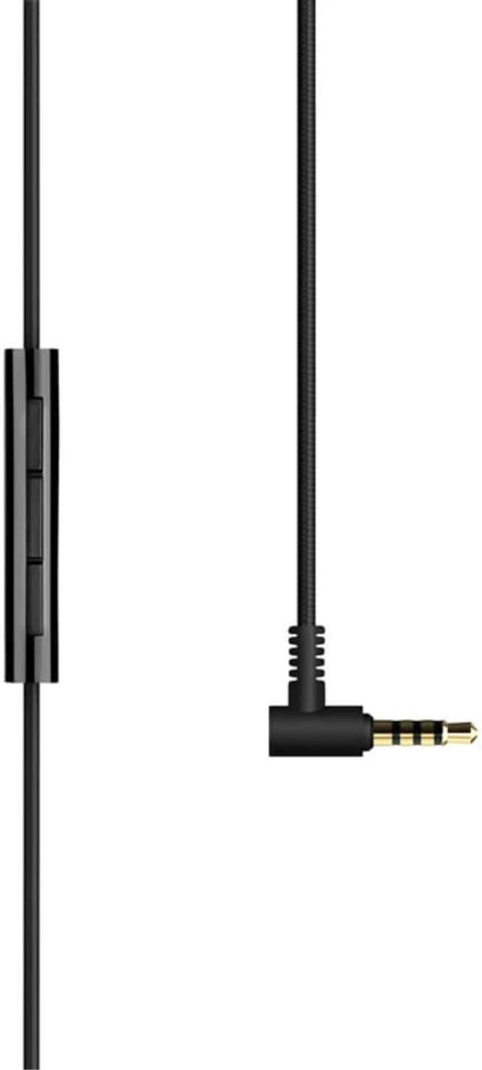 Image of SUPERFLASH Dual Driver Premium L-Shaped(3.5mm Plug) Stereo Magnetic Analog EarBuds Braided Wired Gaming
