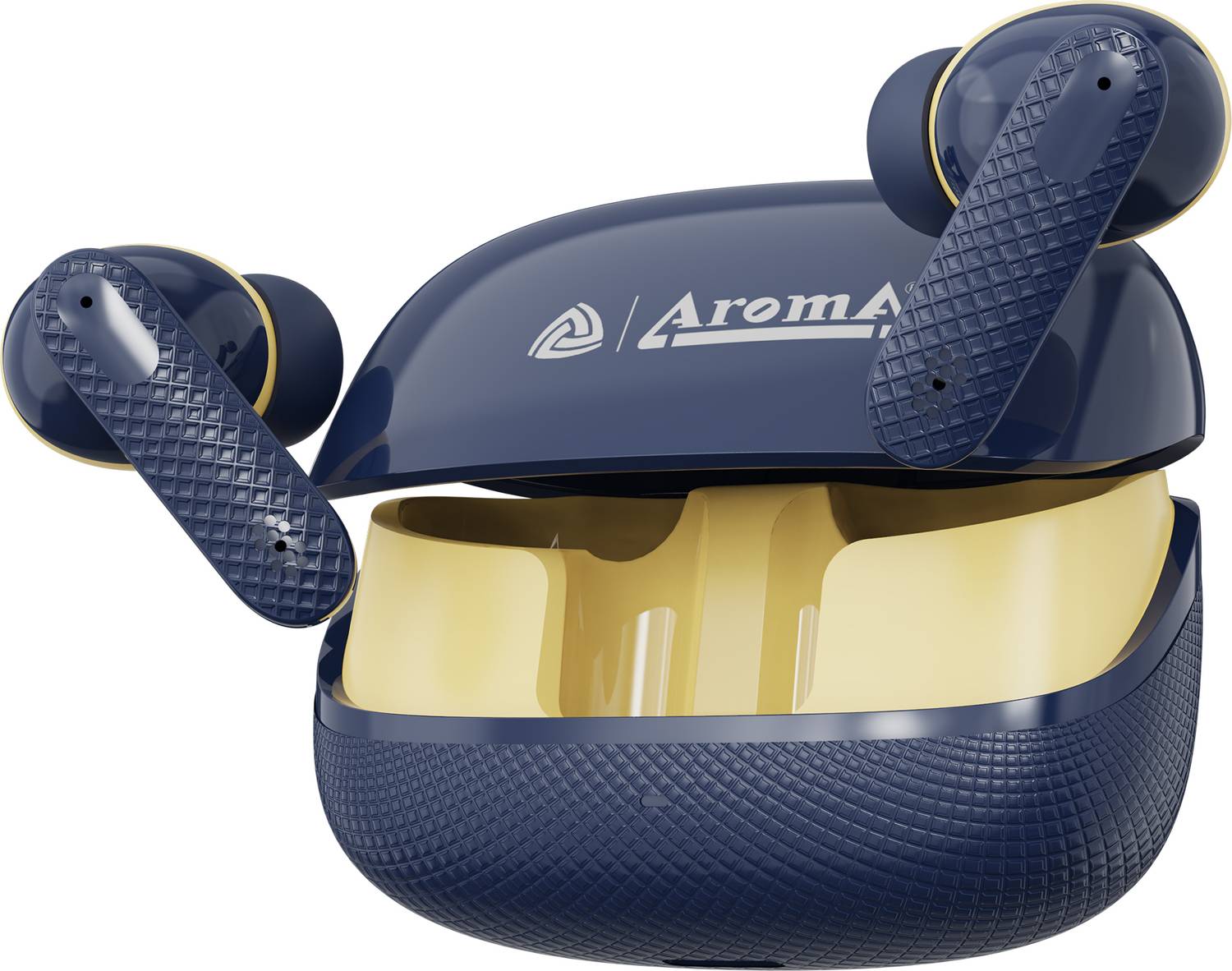 Aroma Ultra Buds Upto 50Hr Playtime*, Dual Paring, BT v5.4, Fast Charging, Heavy Bass Bluetooth