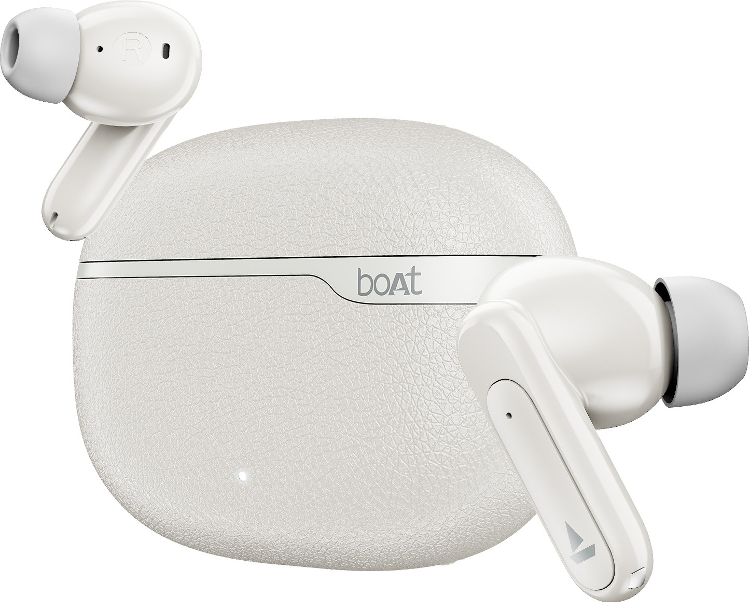 Image of boAt Airdopes Plus 221 TWS, Spatial Audio,60H Battery,Premium Leather Case,BEAST Mode Bluetooth