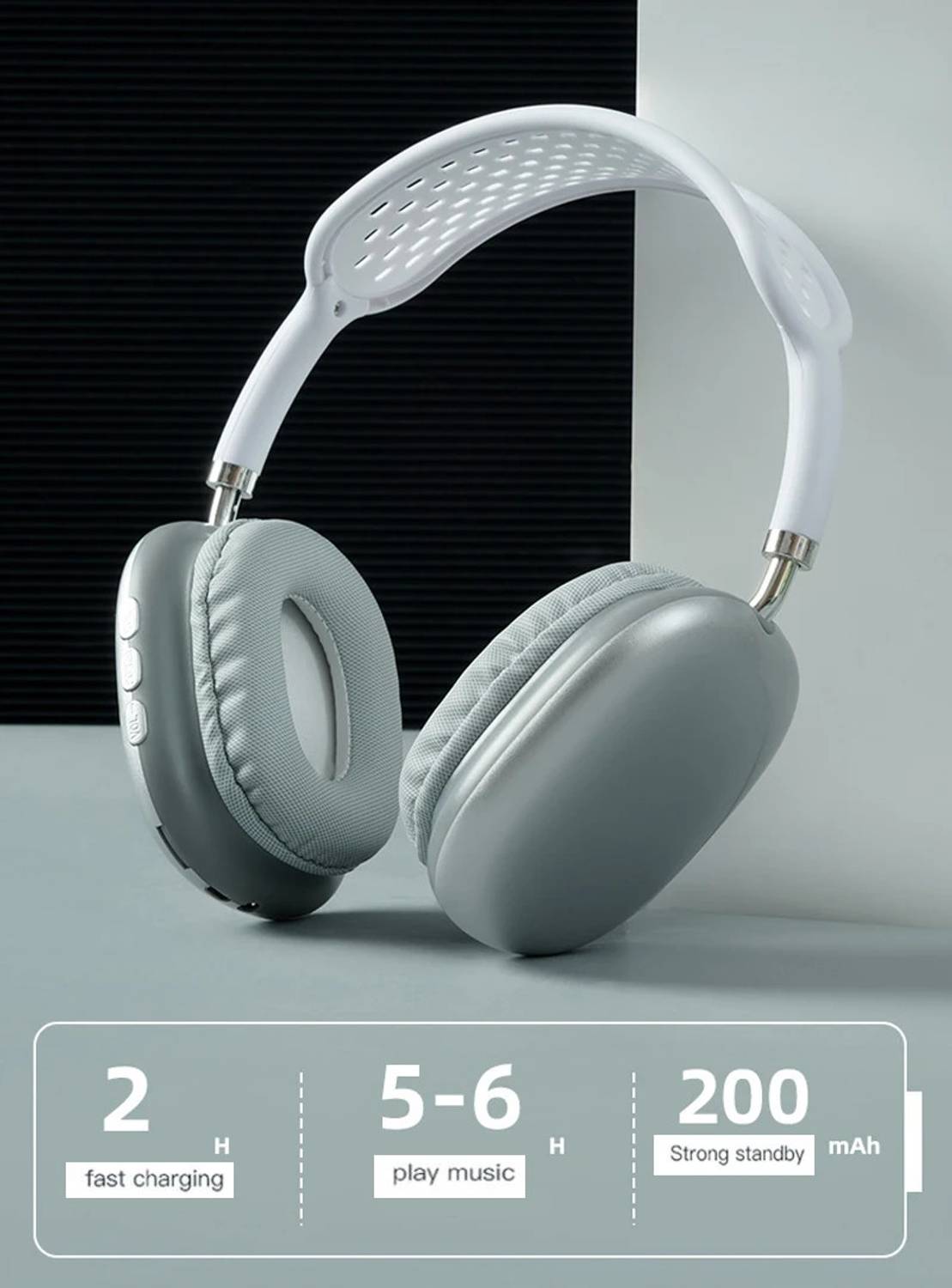 YAROH P9 Wireless Bluetooth Headphones - Image 2