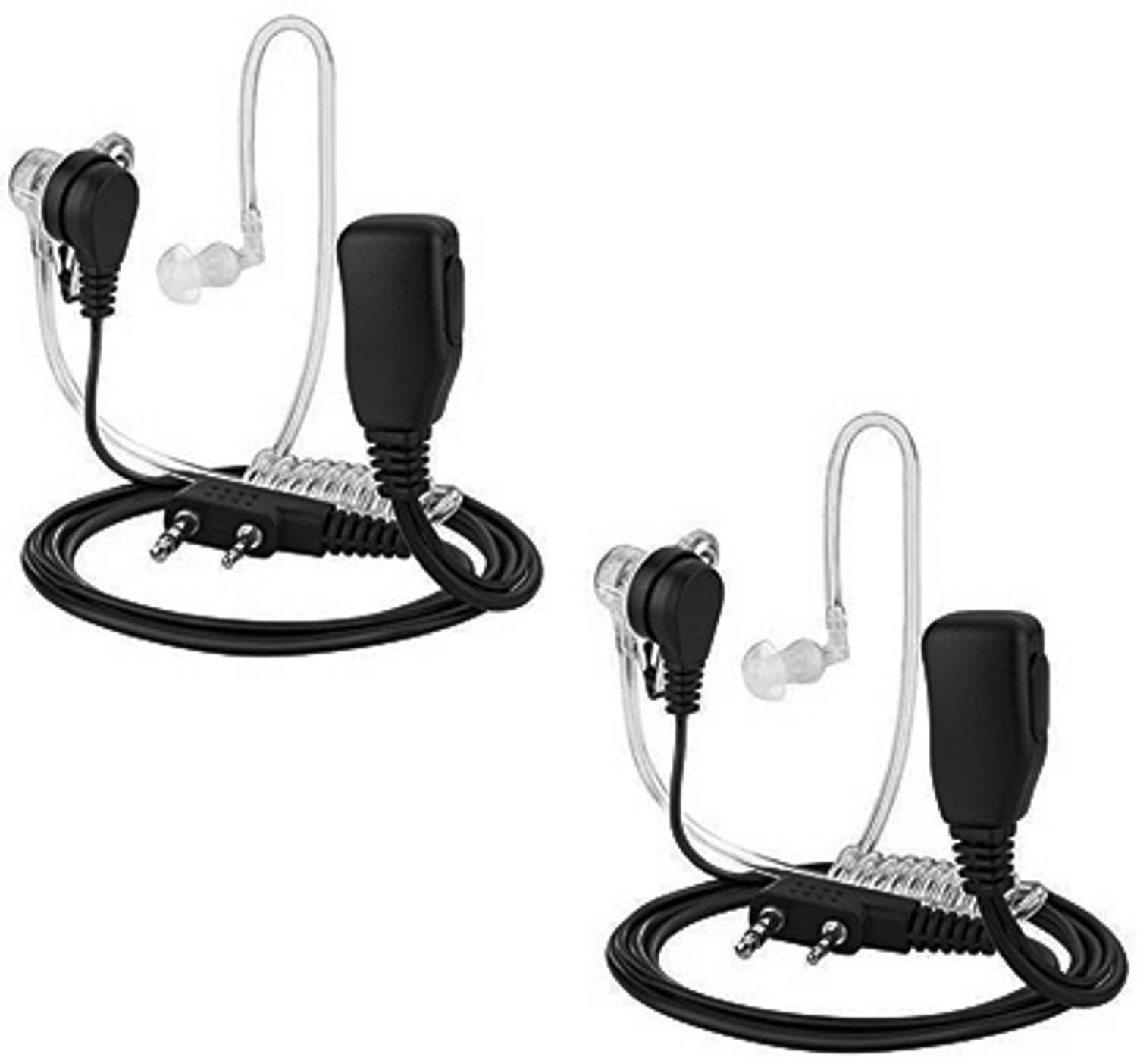400-470 PTT Airtube-02 for Walkie Talkie 2-Pin K-Type Wired Heads