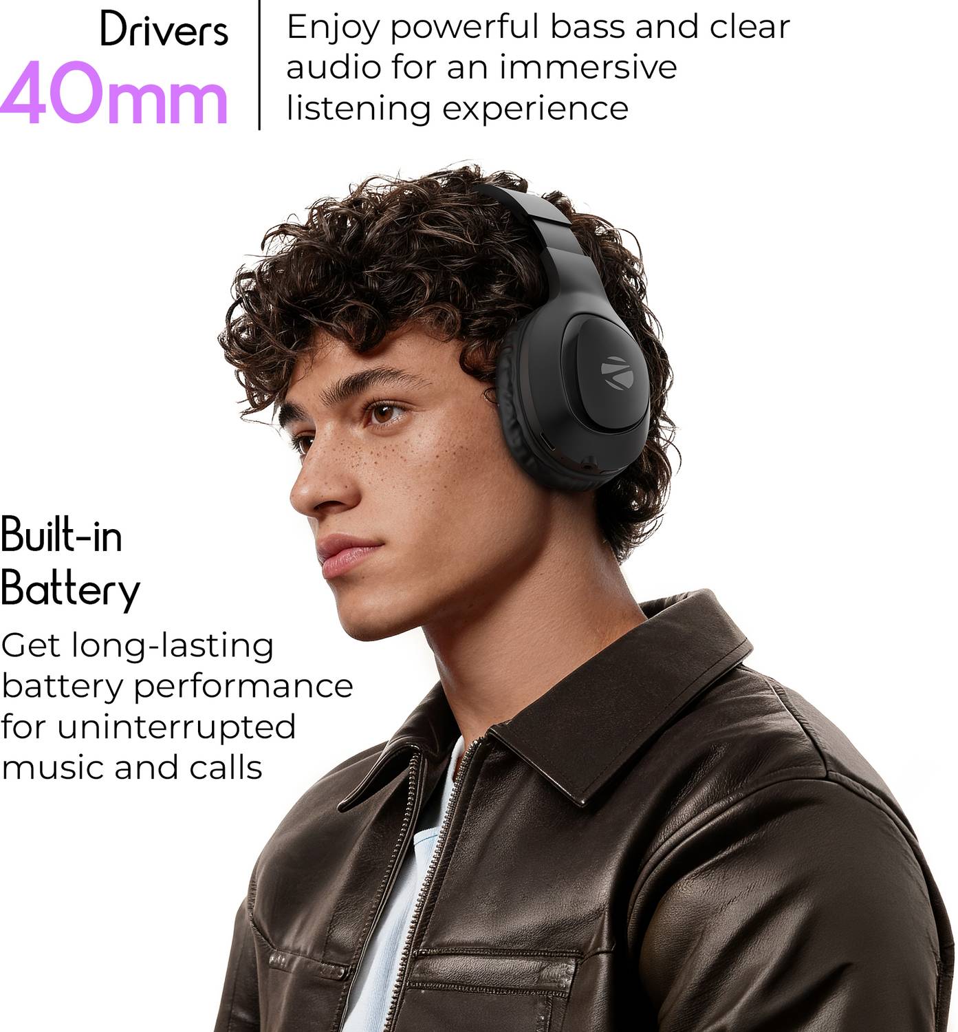 ZEBRONICS Thunder NEO Wireless Headphone - Image 2