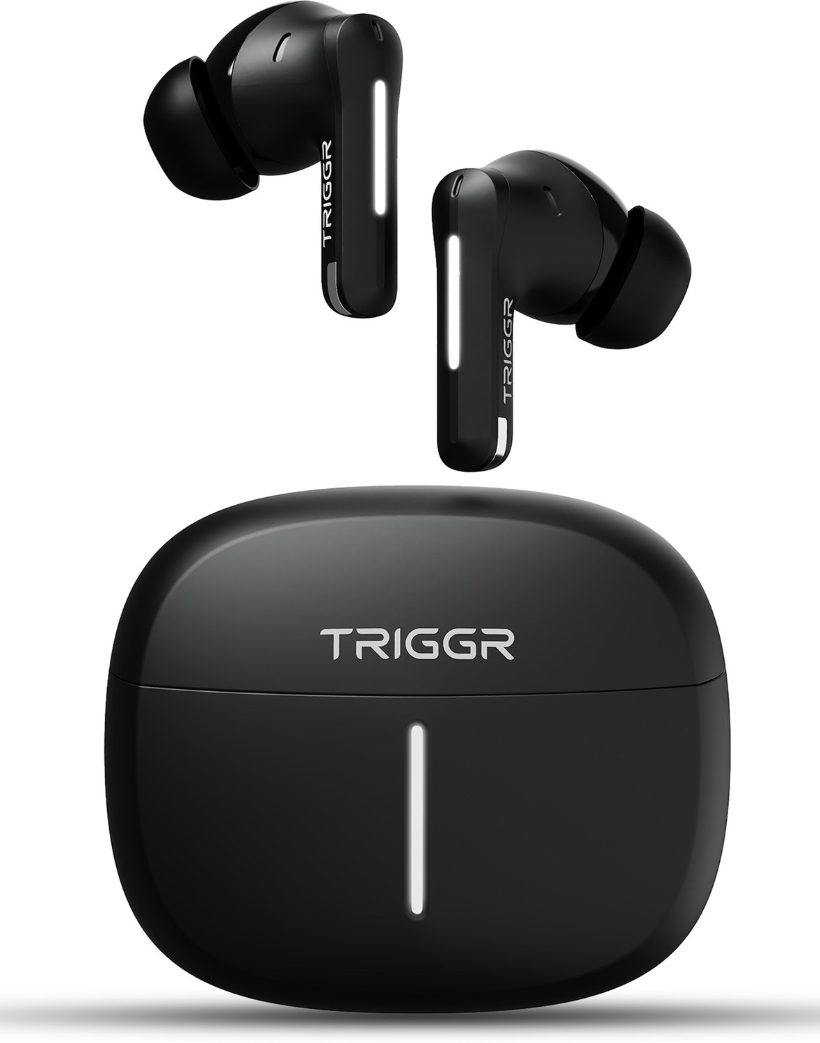 Image of TRIGGR Luma One with Dual Pairing, 4-Mic ENC, 50H Battery, Ambient LED, Rubber Grip Bluetooth